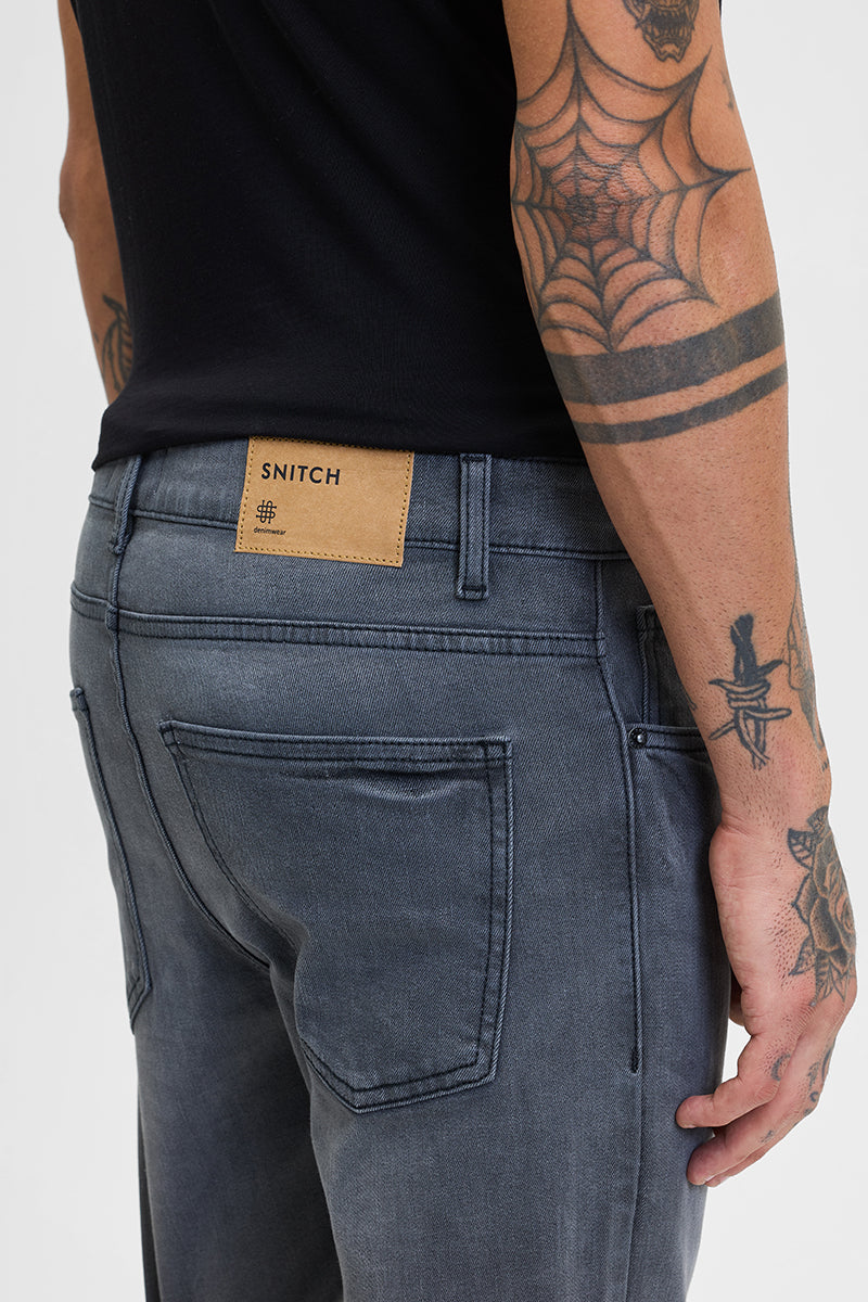 SNITCH Grey Skinny Fit Jeans - view 7