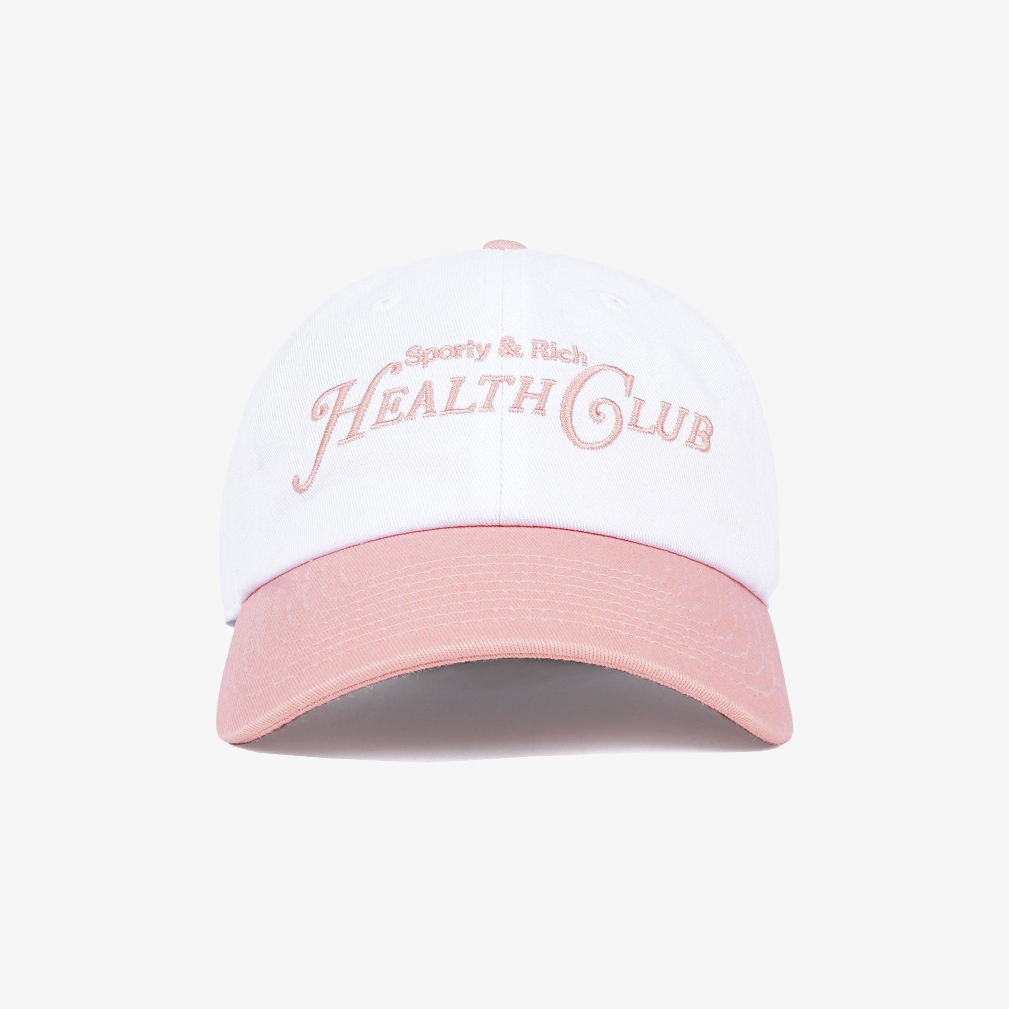 Sporty & Rich | Rizzoli Embroidered Hat { White/ballet