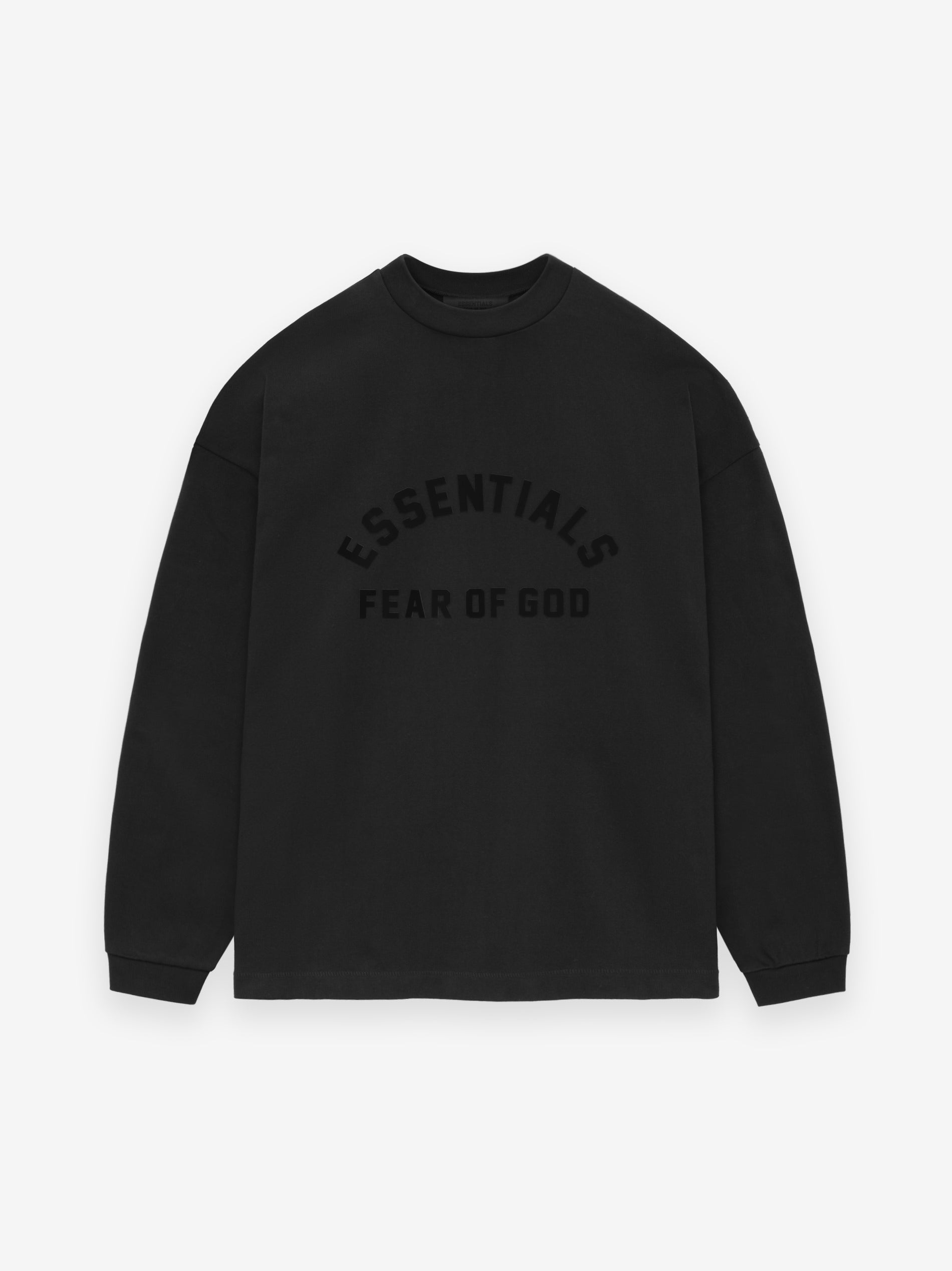 Essentials Heavy L/s Tee – BLACK