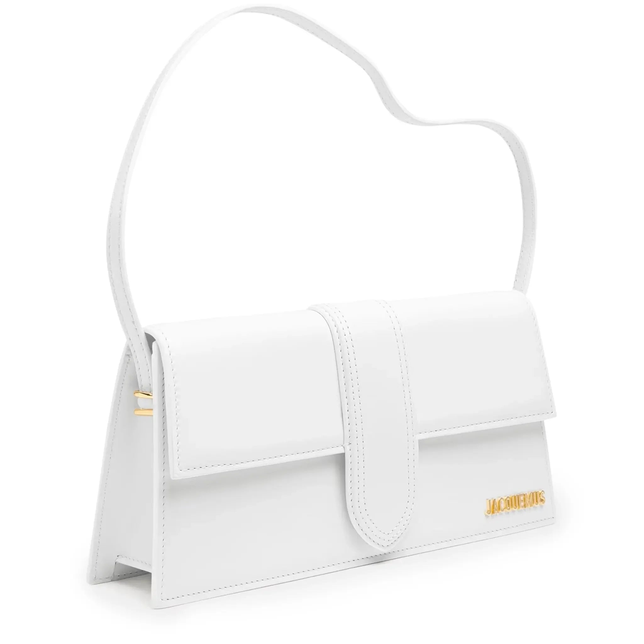 Jacquemus Le Bambino Long Flap White Shoulder Bag - view 4