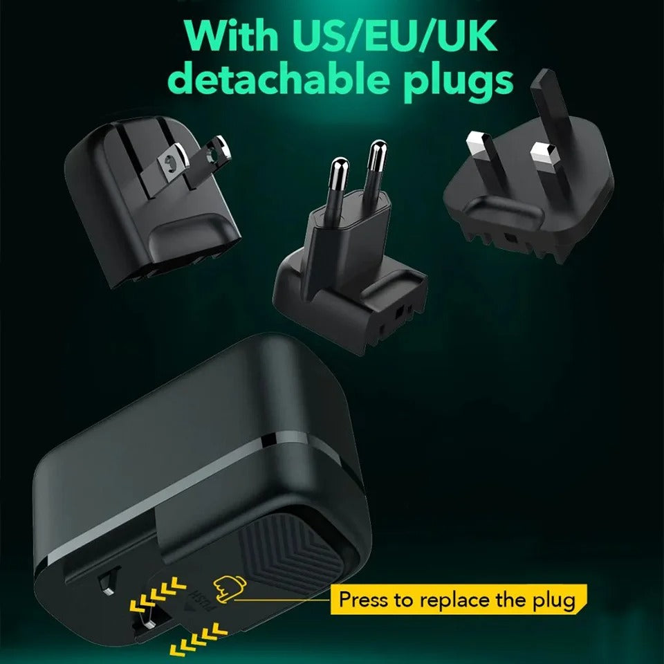 Peeperly Turbo Flow 65W 3-Port USB-C Power Adapter - view 3