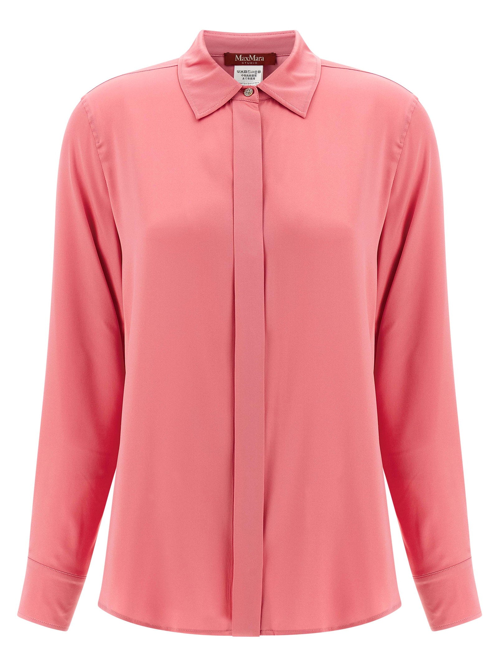 Max Mara Studio Xero Shirt – 93% silk, 7% elastane