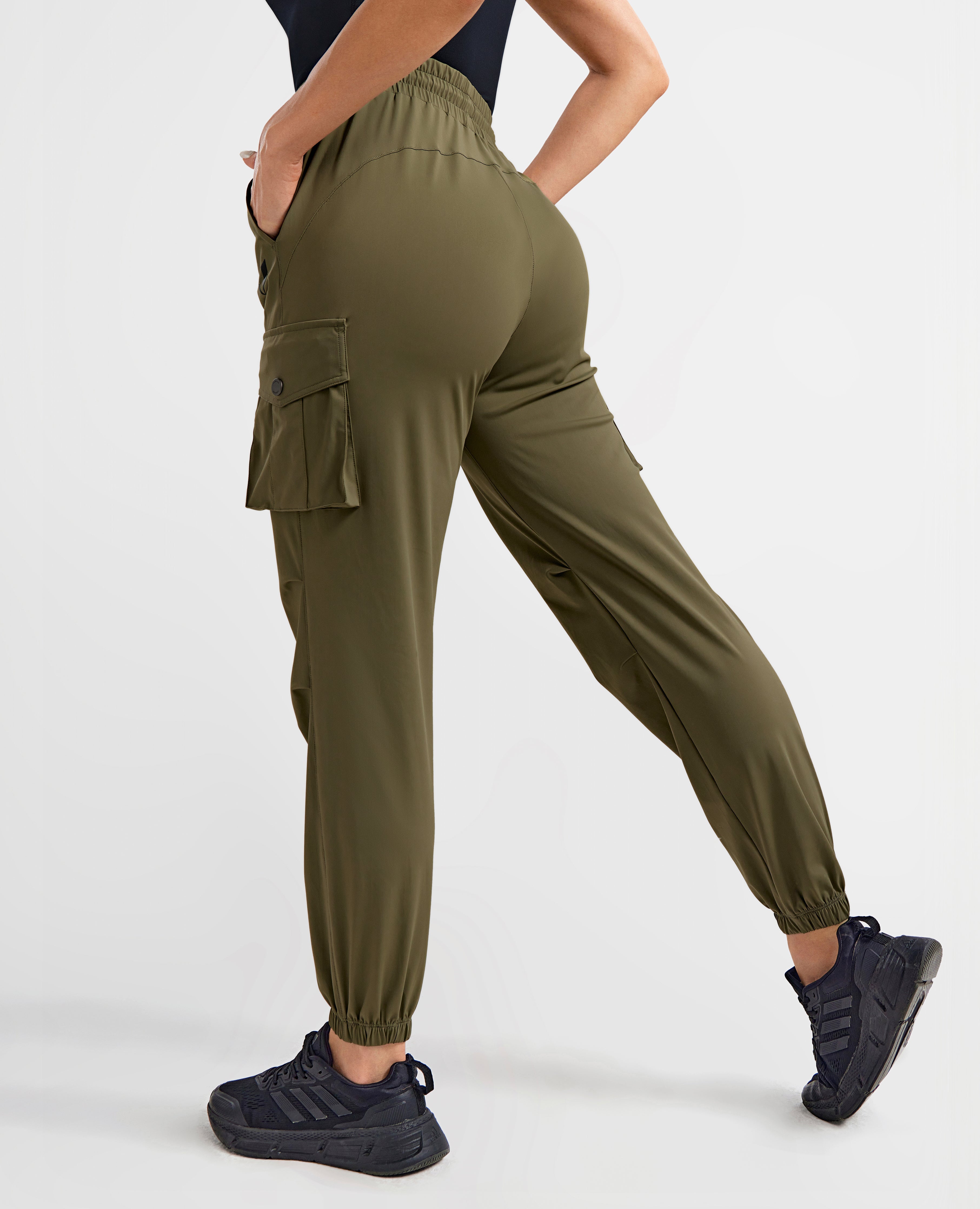 FIRM ABS Cargo Pocket Joggers - Rock Gray Green - view 2