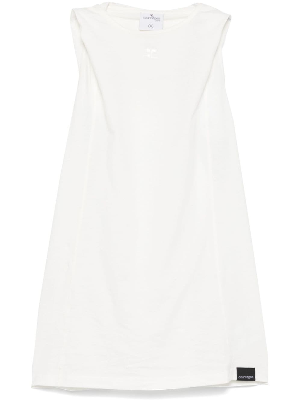 Courreges Hooded tank top – Cotton 100%