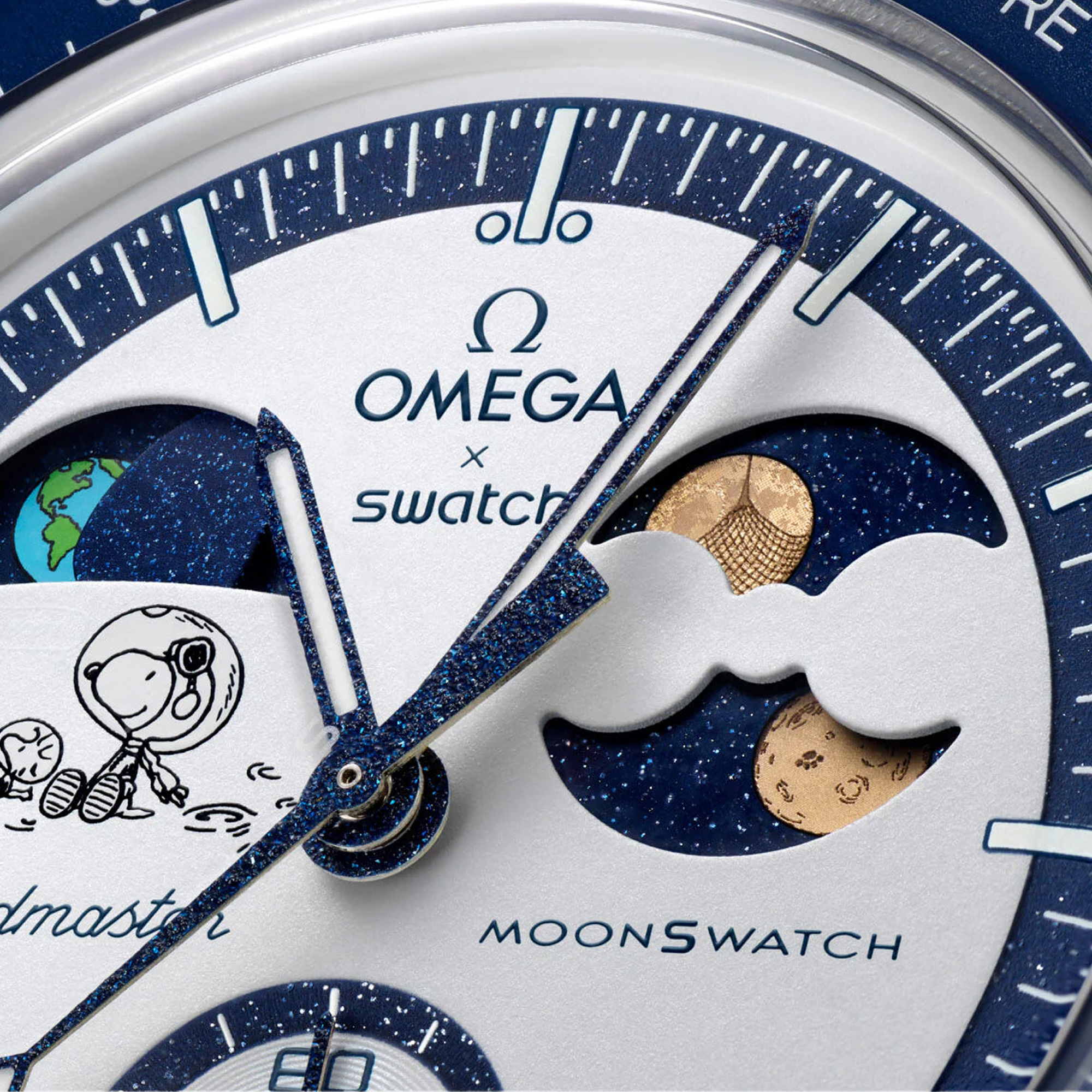 OMEGA x SWATCH SWATCH X OMGEGA Mission To Earthphase - Moonshine Gold - view 2