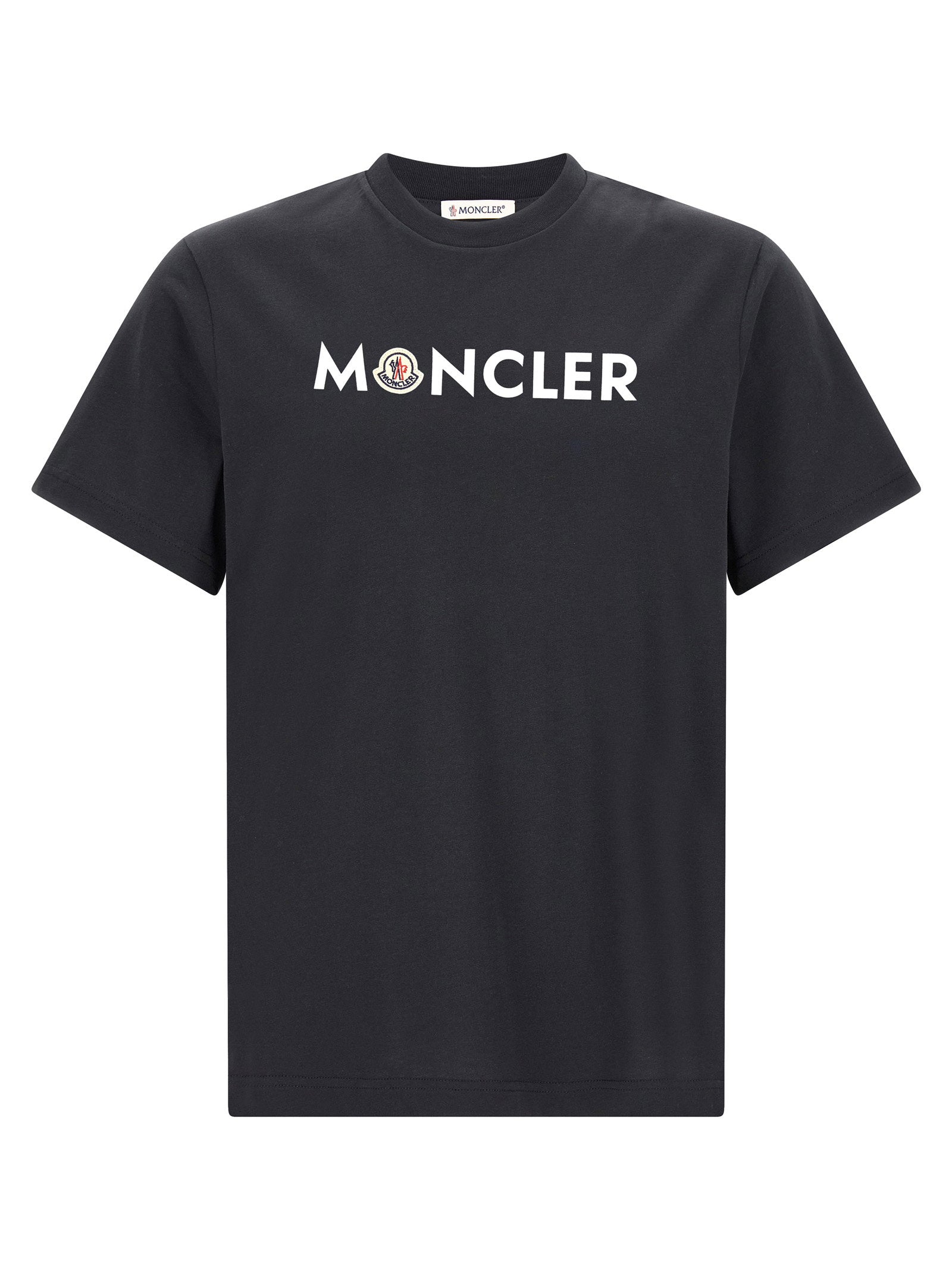 Moncler Front Logo Print T-shirt – 100% cotton