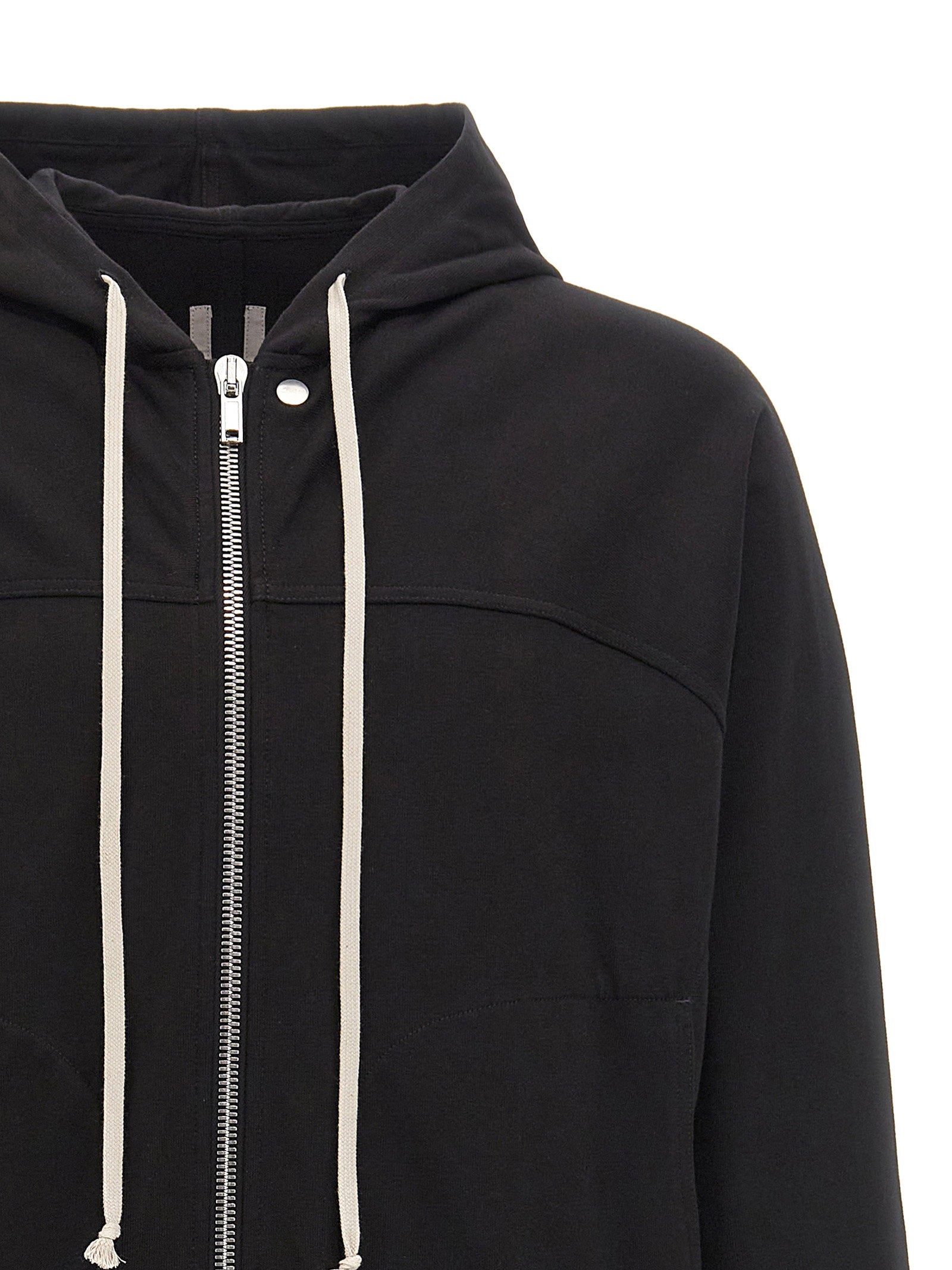 Rick Owens Windbreaker Hoodie – 100% cotton - view 3