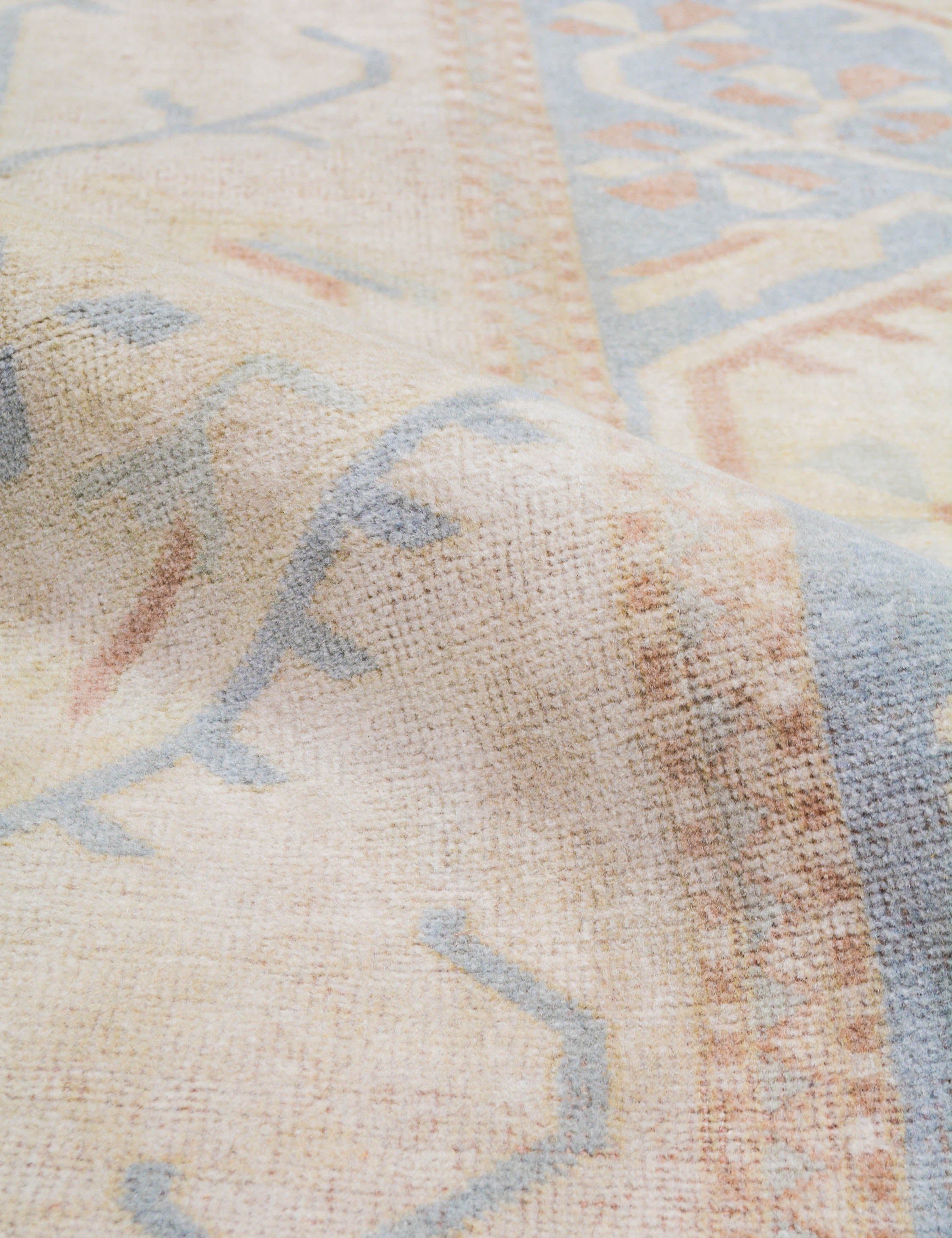 Lulu and Georgia Vintage Turkish Hand-Knotted Wool Rug No. 467, 6' 4" x 9' - view 2