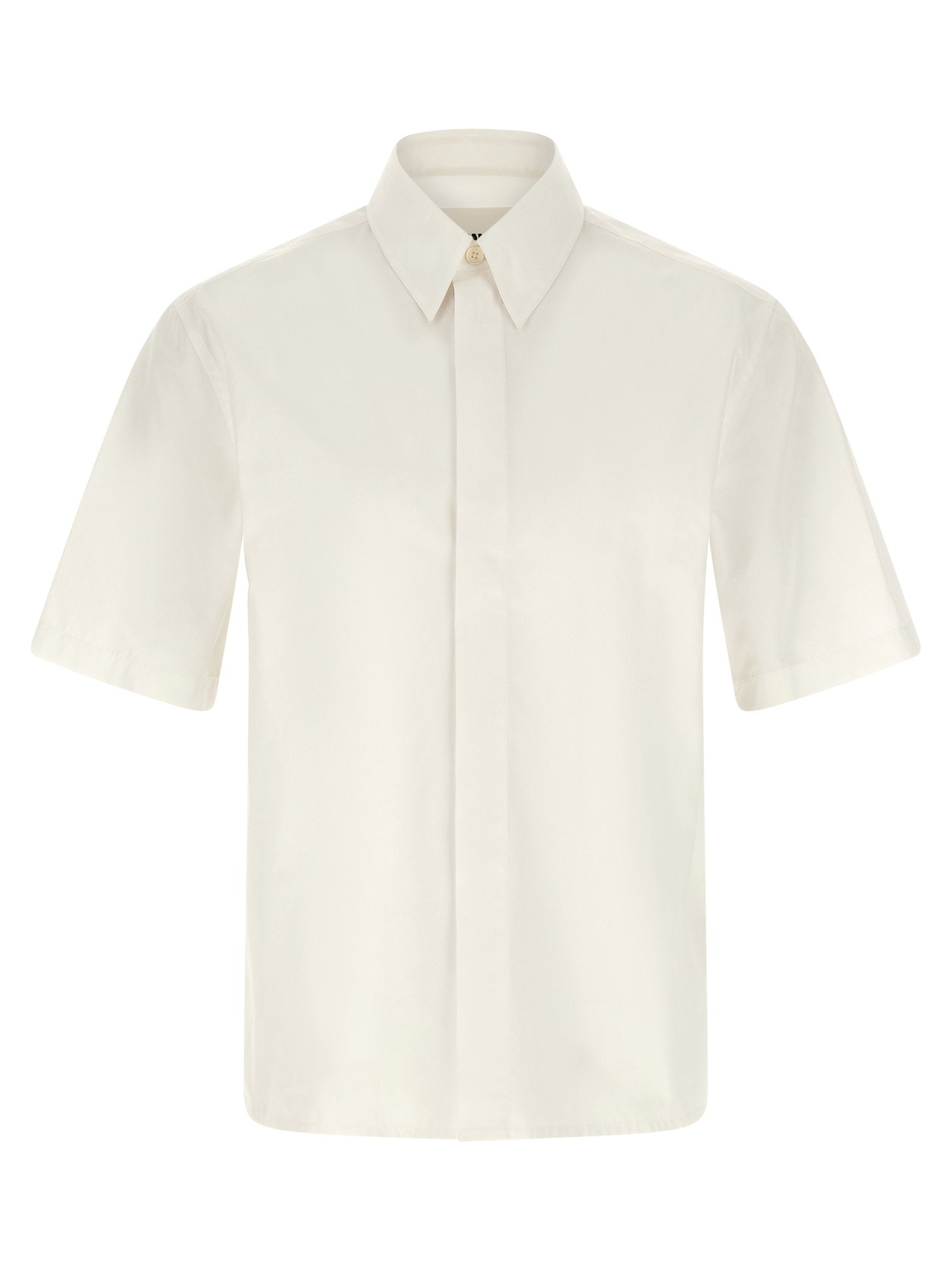 Jil Sander Logo Embroidery Shirt – 100% cotton