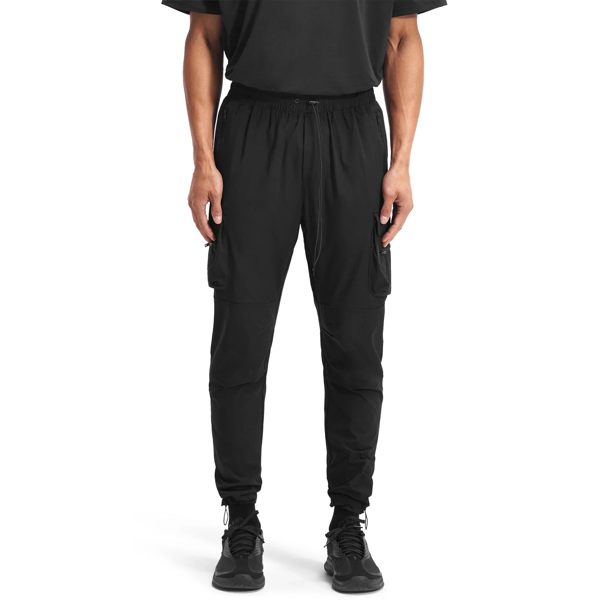 Represent 247 Black Cargo Pants - view 3