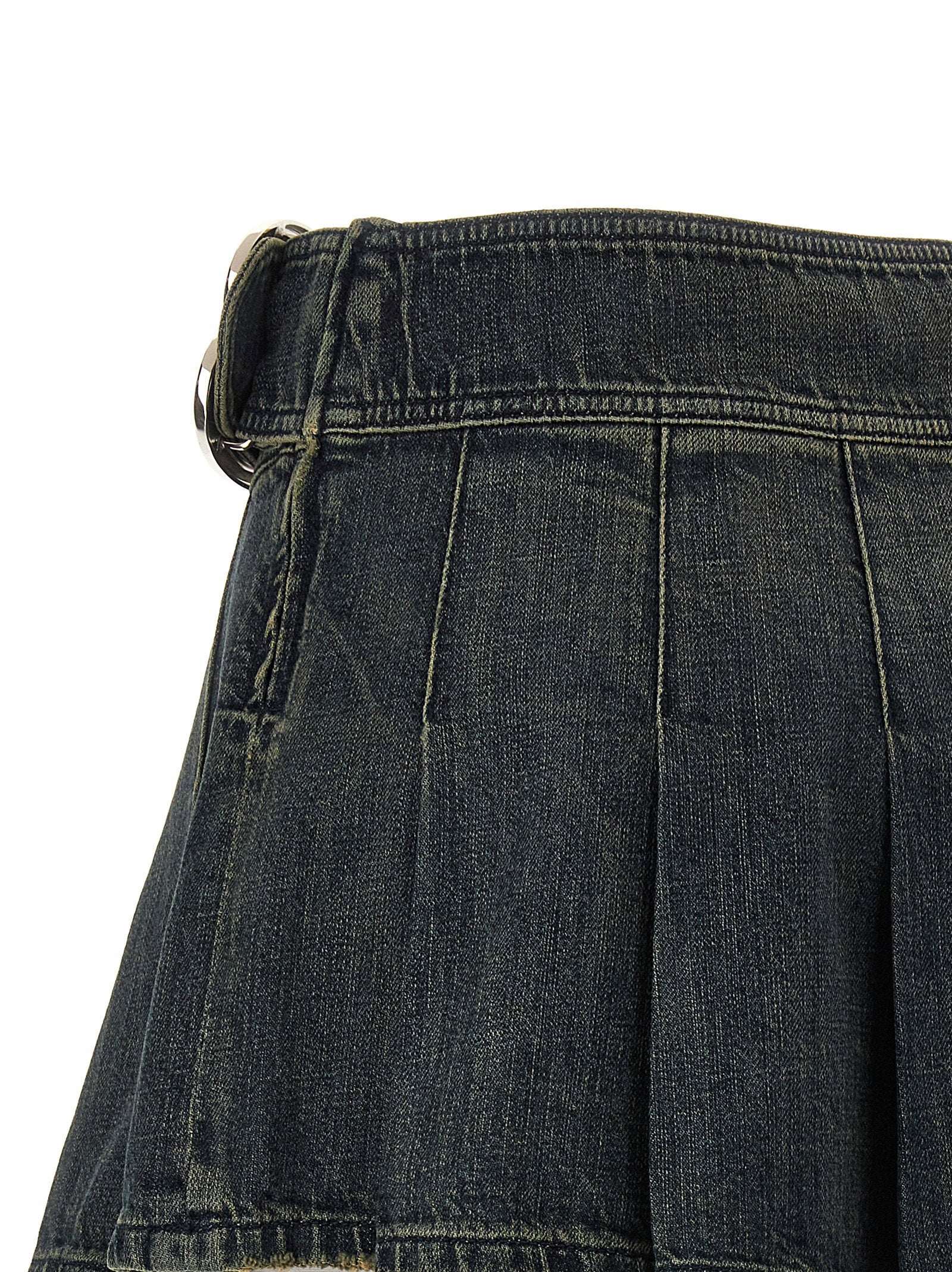 Balenciaga Buckle Pleated Skirt – 100% cotton - view 4