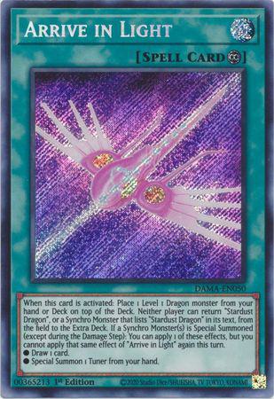 Yu-Gi-Oh! Arrive in Light - DAMA-EN050 - Secret Rare - 1st Edition
