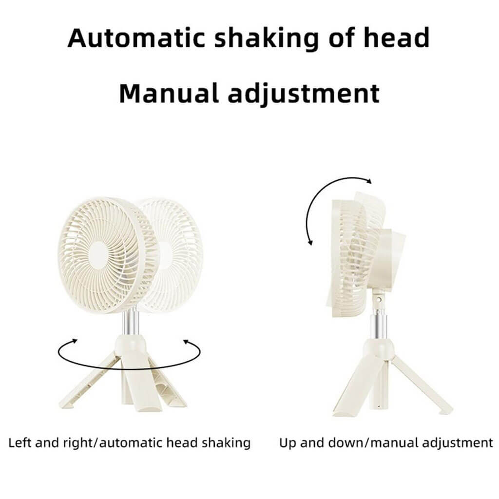 Porffitto Portable Tripod Fan With Lamp - view 10