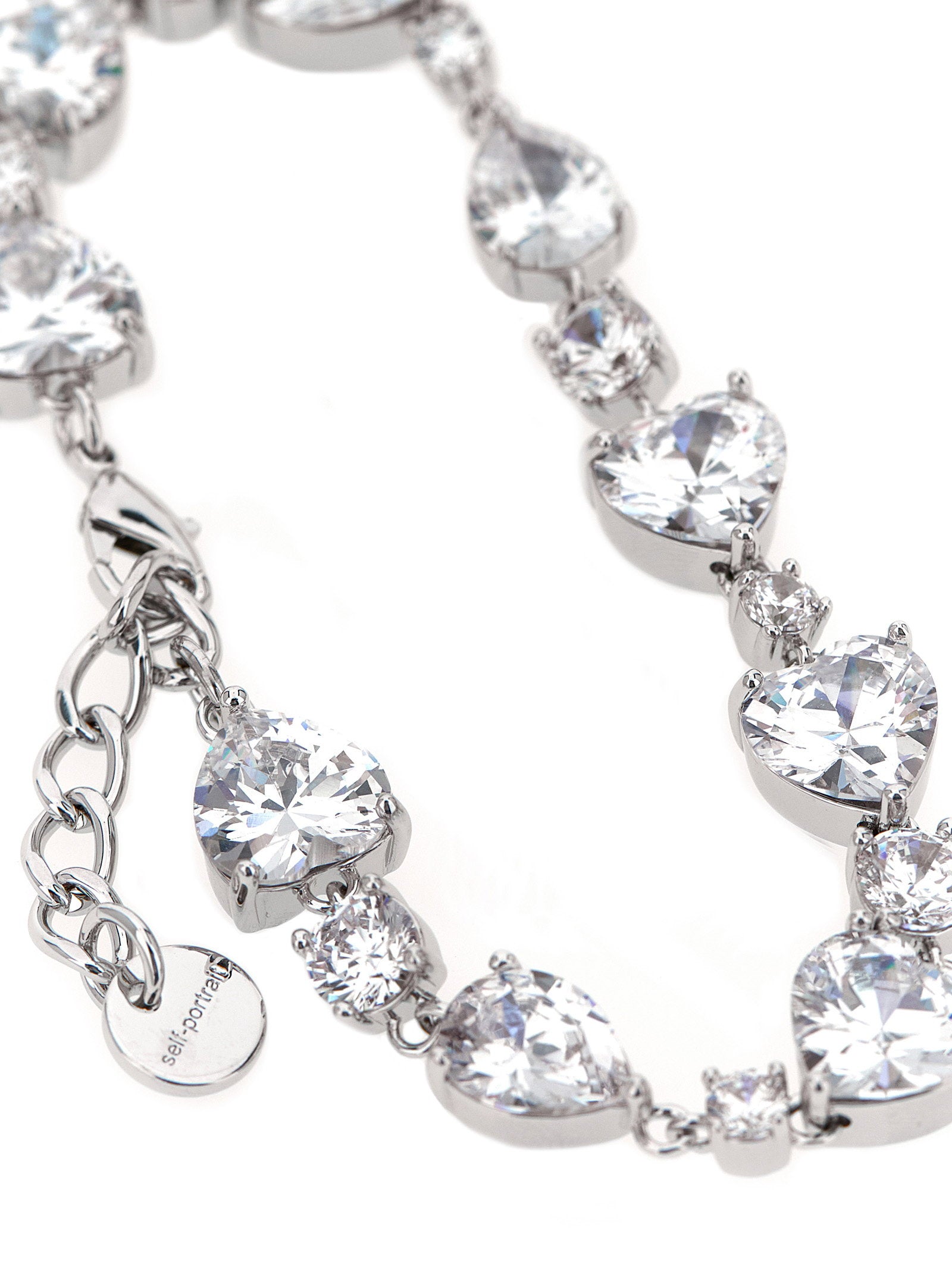 Self-Portrait Crystal Droplet Bracelet – 100% brass - view 3