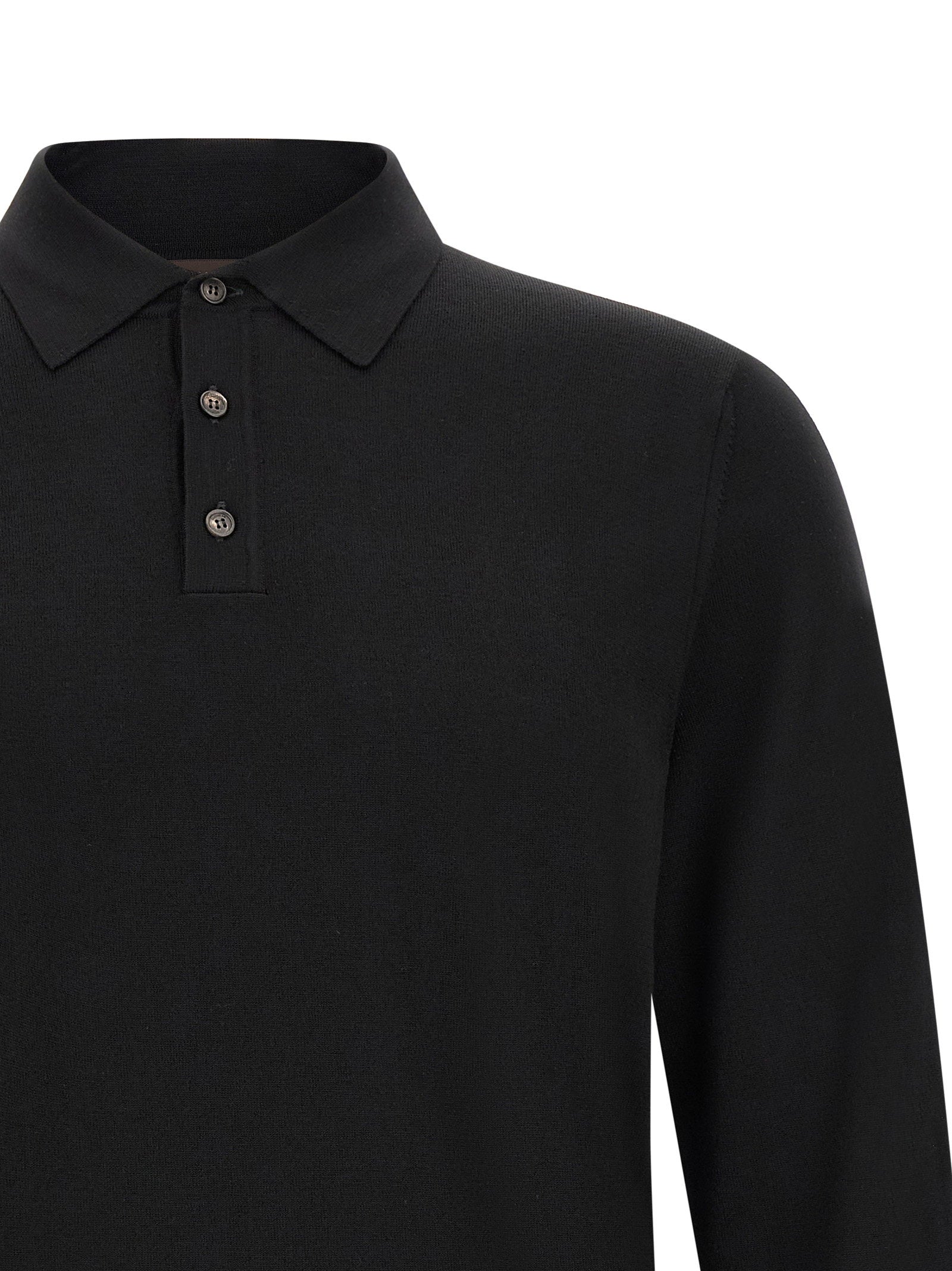 Zanone Flexwool Wool Polo Shirt - view 3