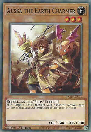 Yu-Gi-Oh! Aussa the Earth Charmer - SDCH-EN001 - Common - 1st Edition