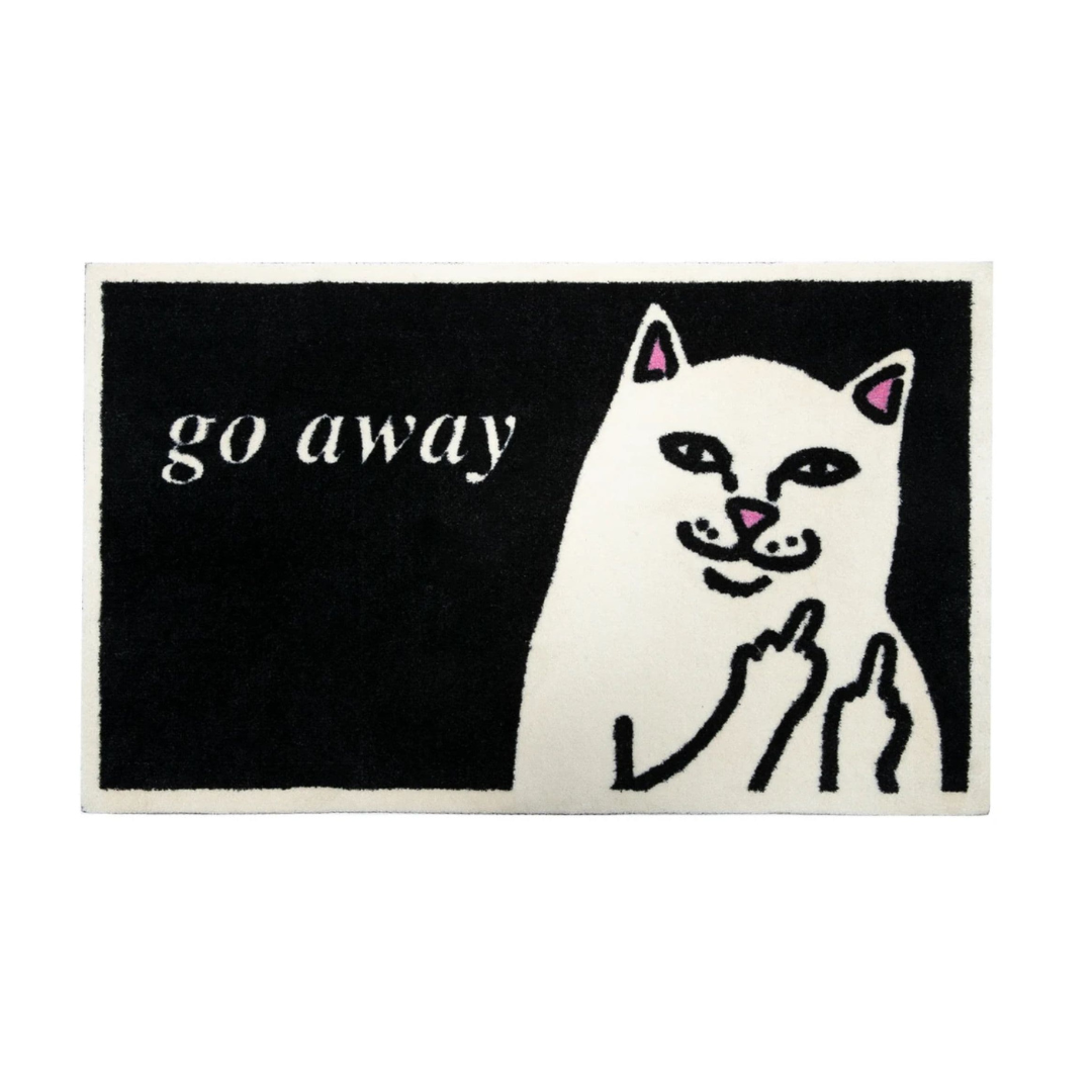My Store Ripndip Go Away Rug – BLACK/WHITE