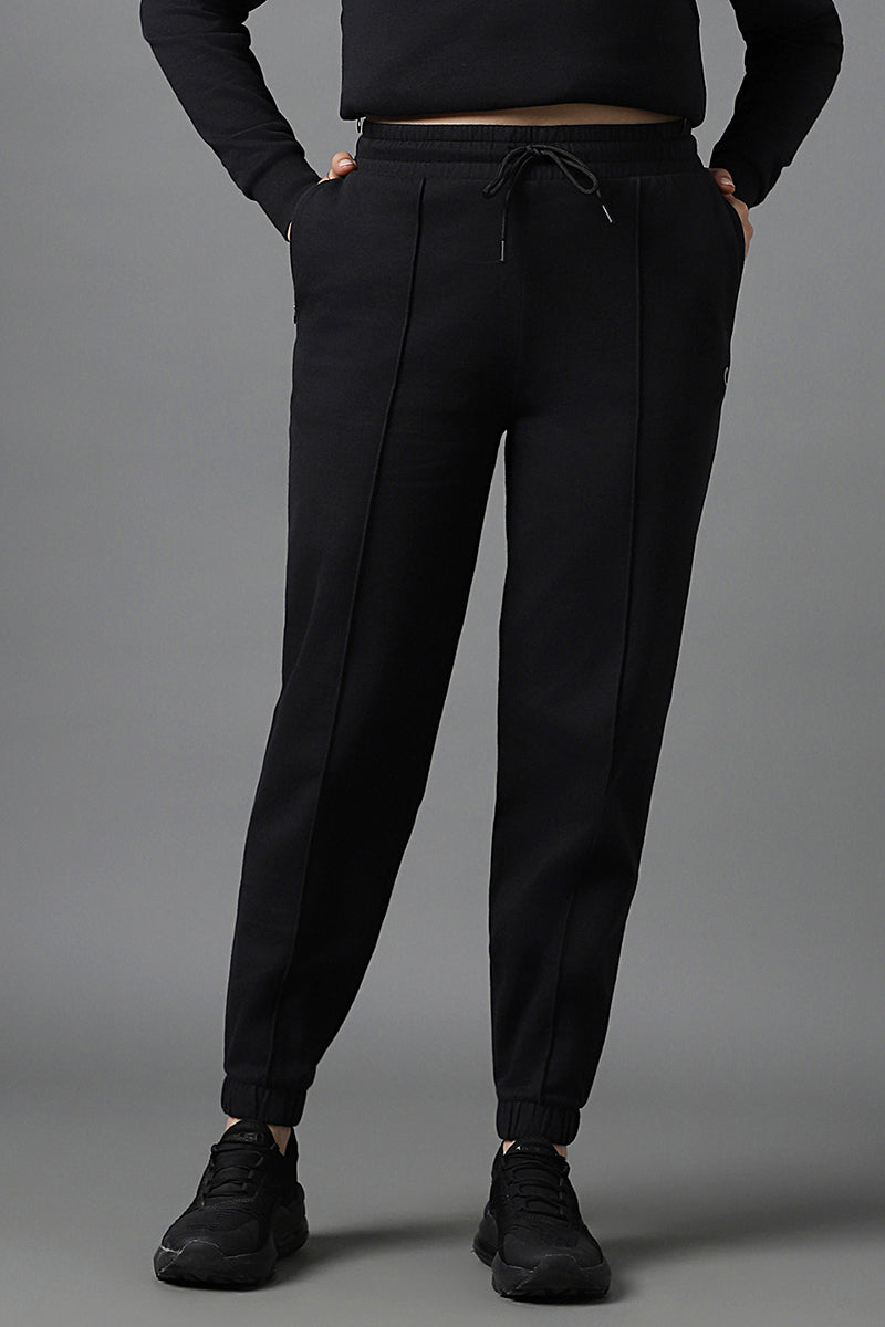 Amante Essential Fleece Joggers - Black