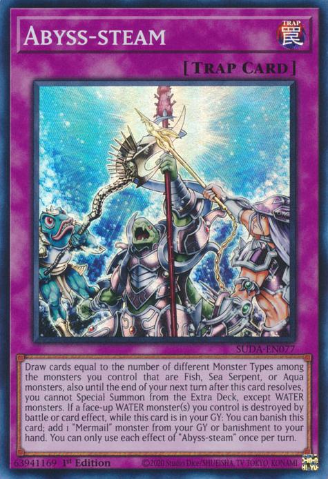 Yu-Gi-Oh! Abyss-steam - SUDA-EN077 - Super Rare - 1st Edition