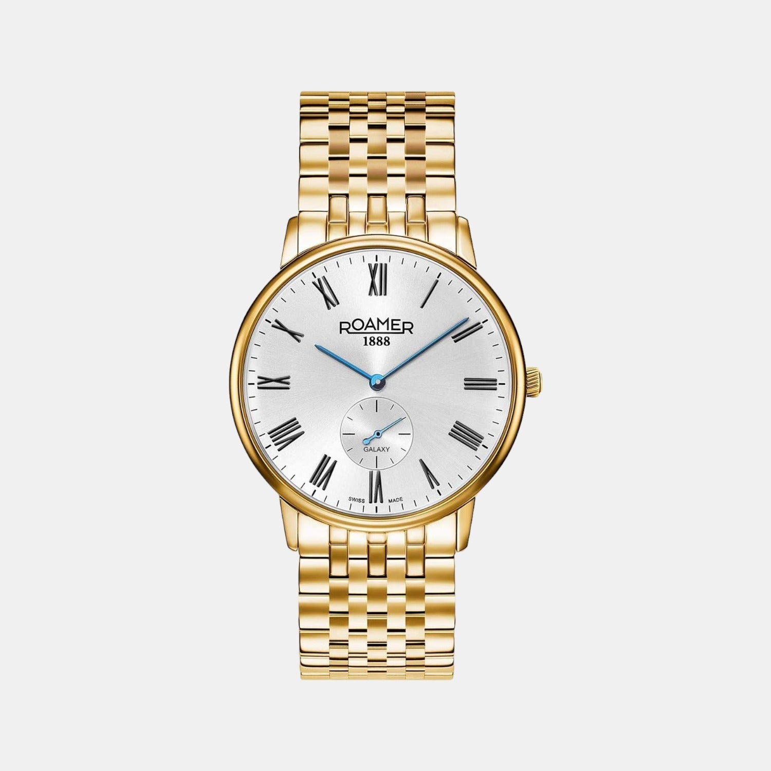 Roamer Galaxy Men Quartz Silver Dial Analog Stainless Steel Watch 620710 48 15 50