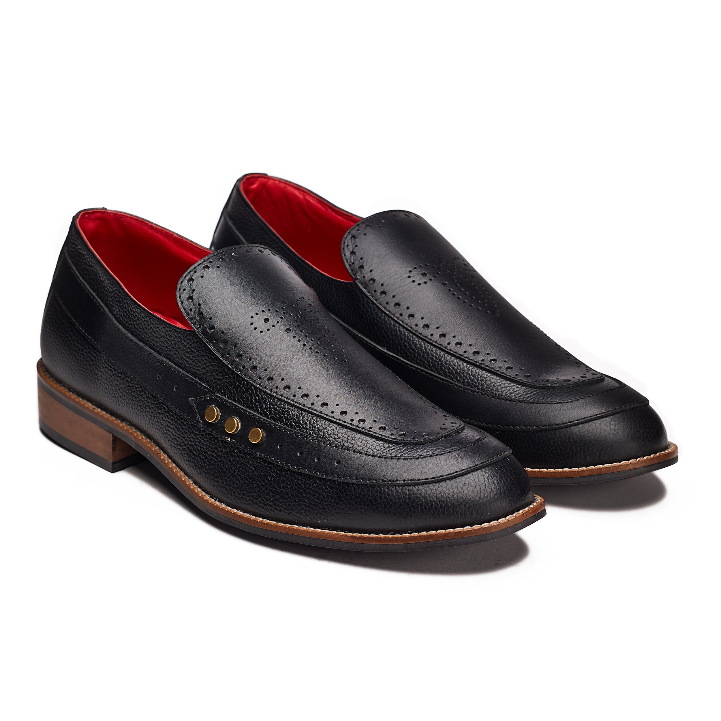 Banjaaran Studio Nizam Loafers Men – Coal