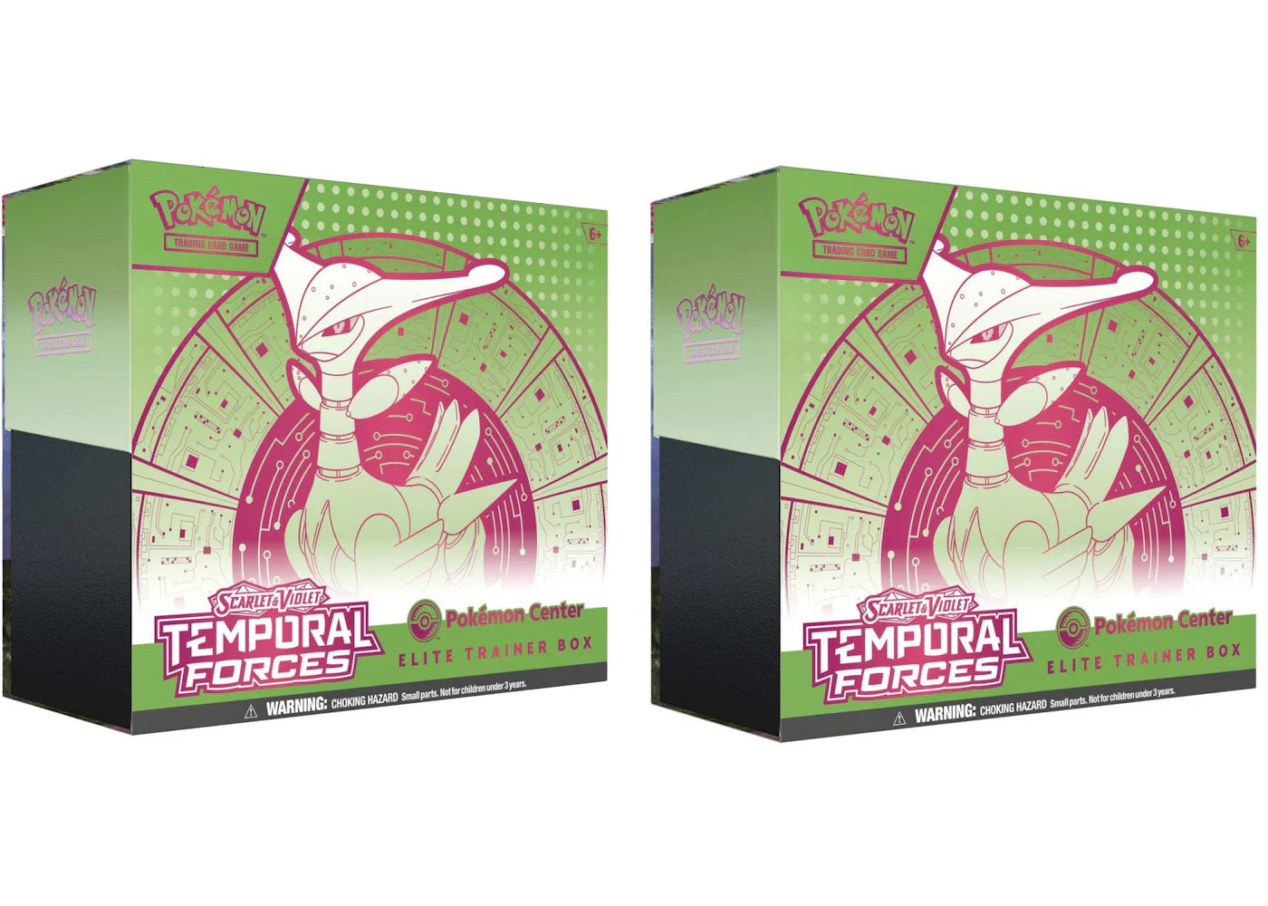 Scarlet violet temporal – 2024 Pokémon Scarlet & Violet Temporal Forces (Iron Leaves) Pokemon Center Elite Trainer Box 2x Lot