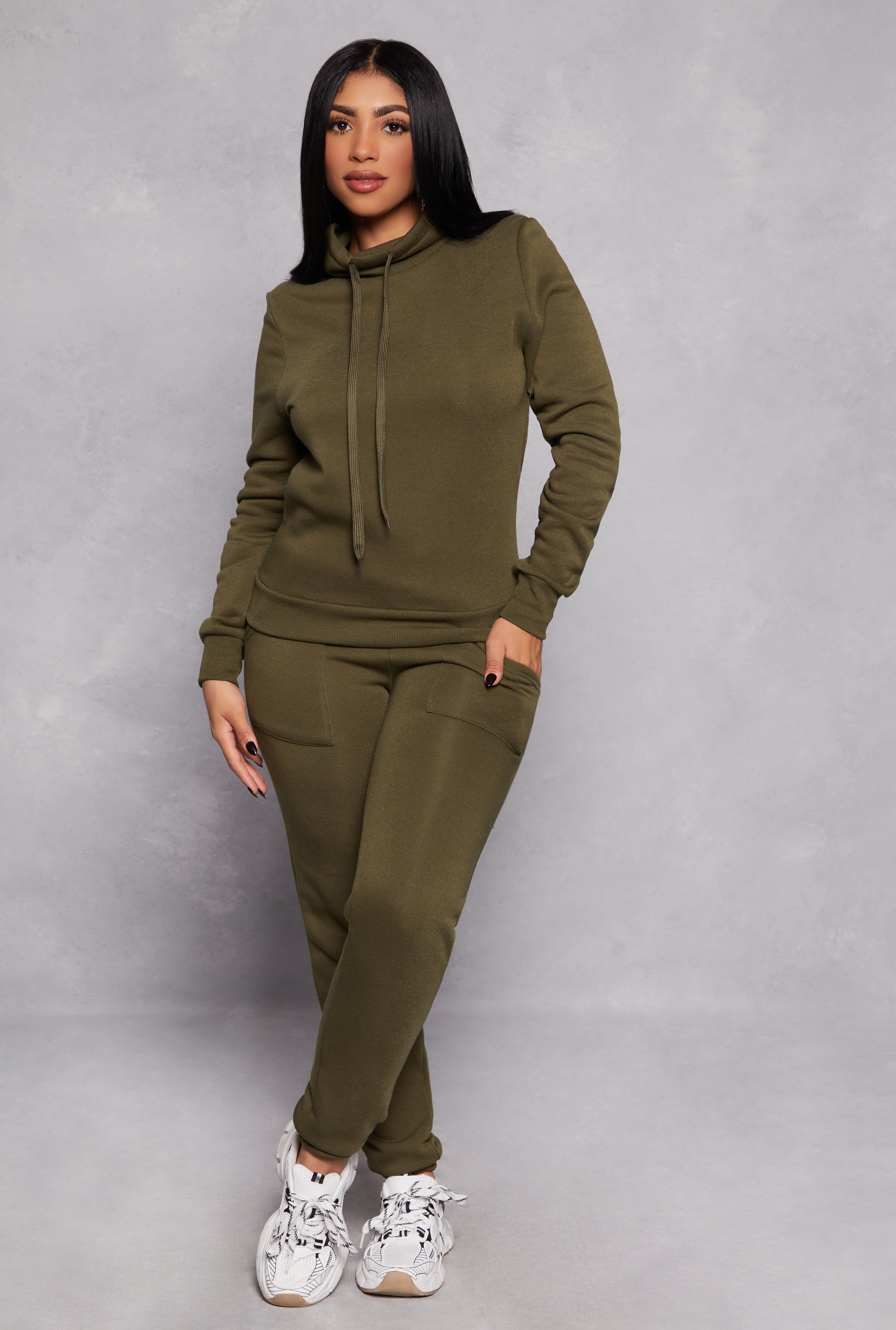 Rainbow Shops Funnel Neck Sweatshirt – Women's - view 2