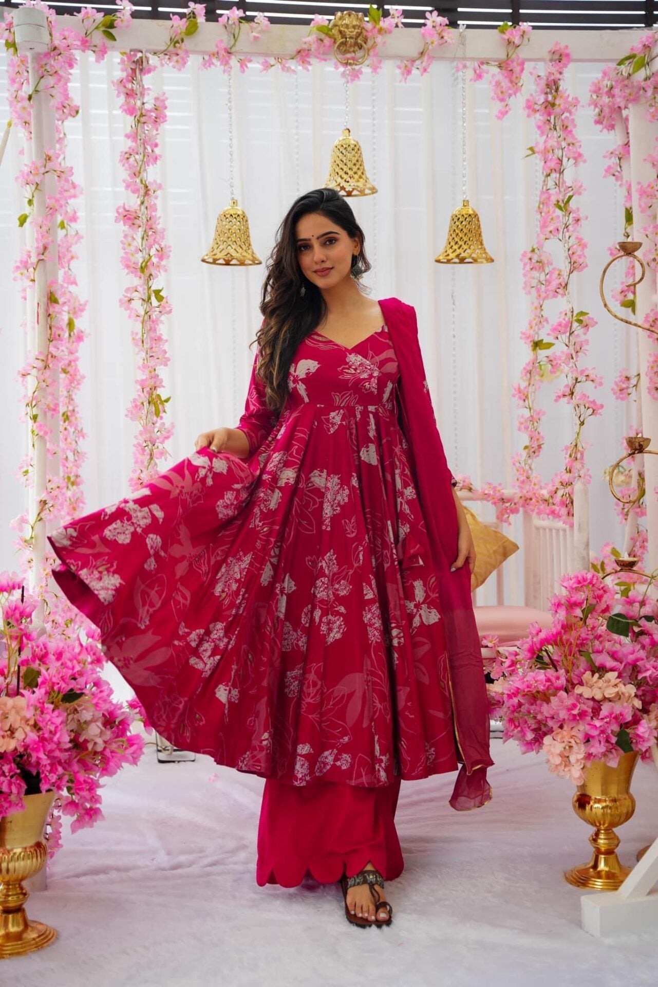 Idaho-o Hanami Dream Floral suit set