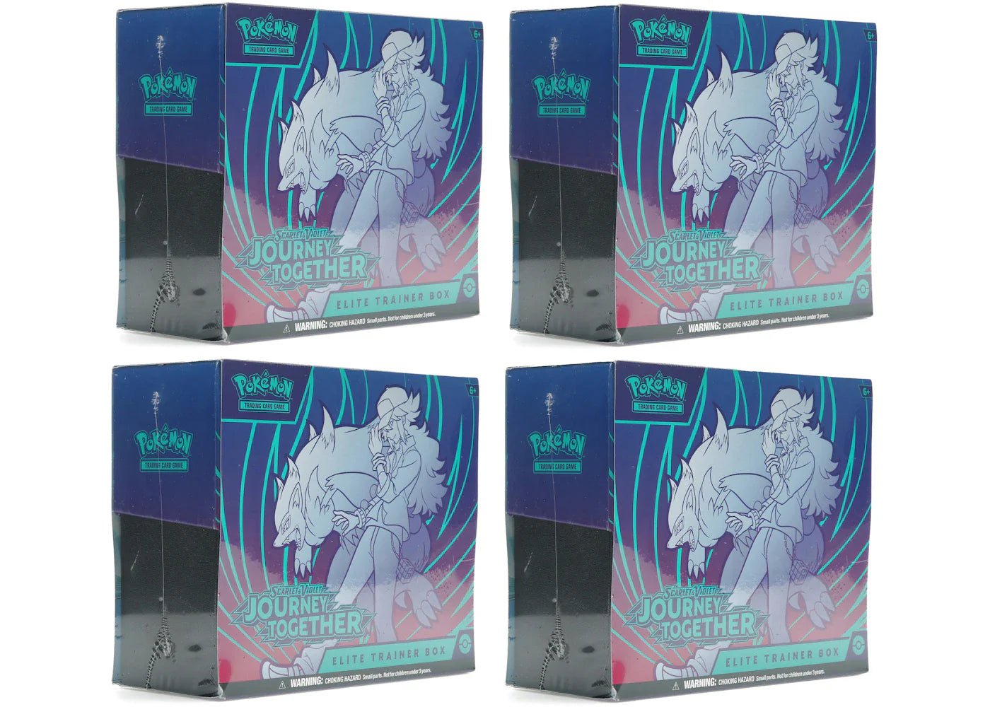 Scarlet violet journey – 2025 Pokémon Scarlet & Violet Journey Together Elite Trainer Box 4x Lot