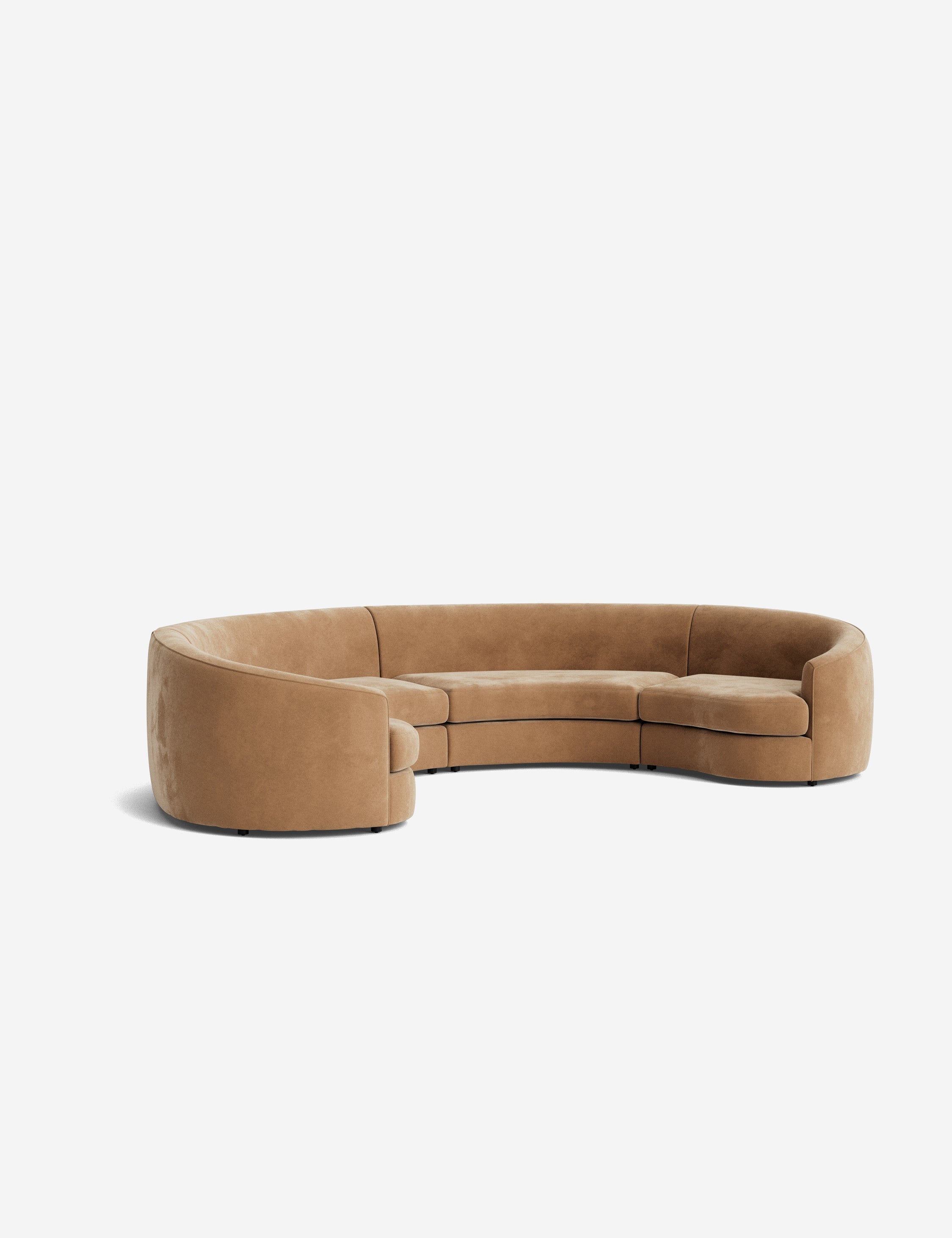 Lulu and Georgia Imada Modular Curved Sectional Sofa - view 75