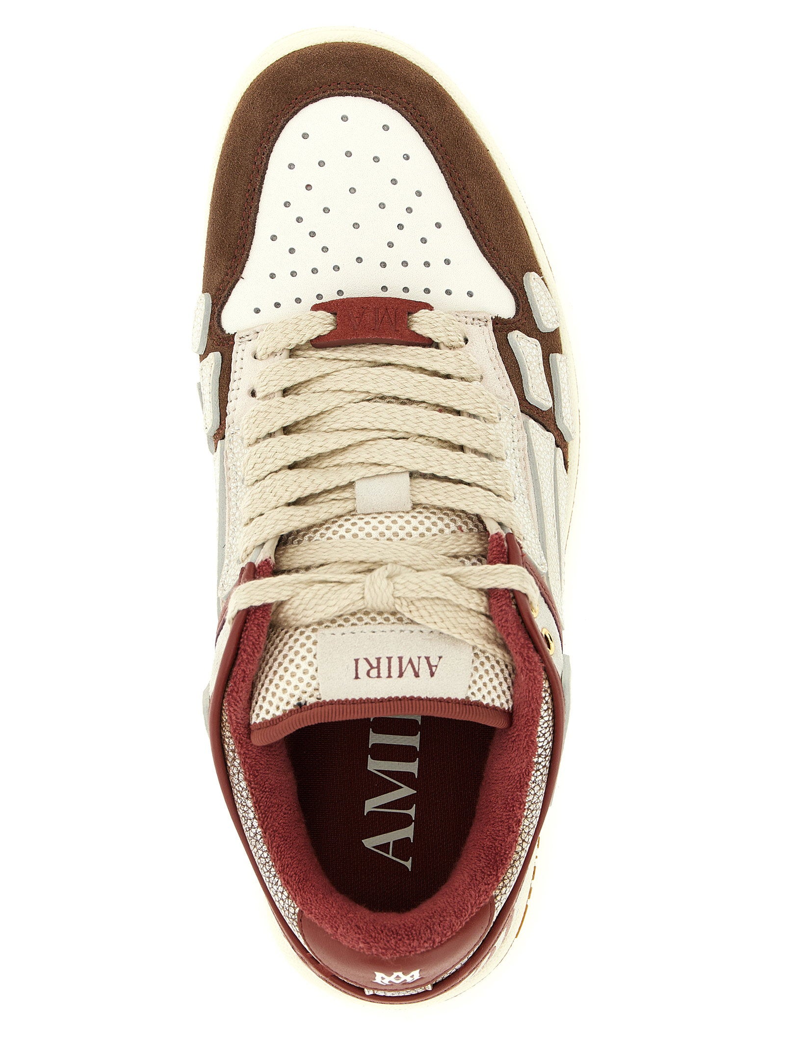 Amiri Xl Skel Top Low Sneakers – 100% bovine leather - view 4