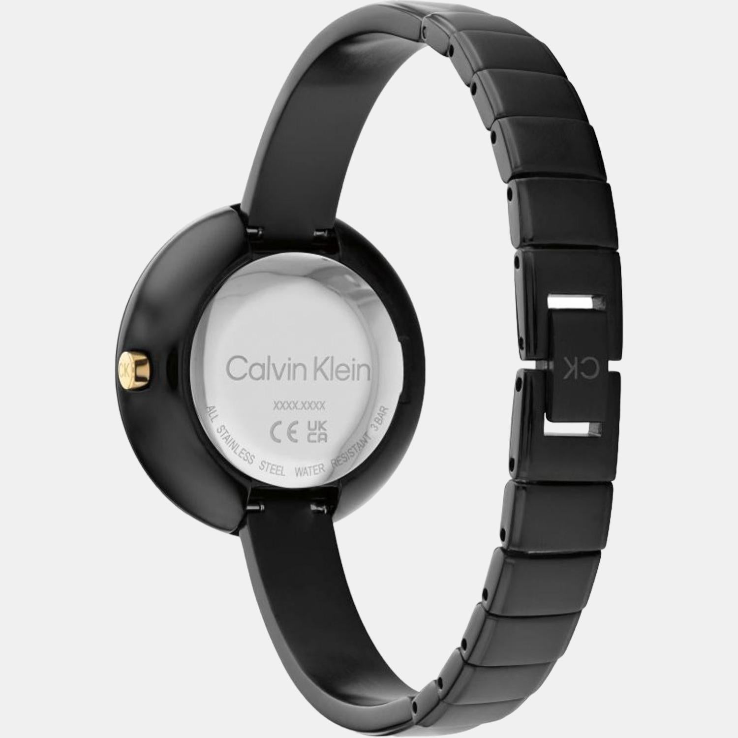 Calvin Klein Confidence Women Quartz Black Dial Analog Stainless Steel Watch 25200024 - view 2