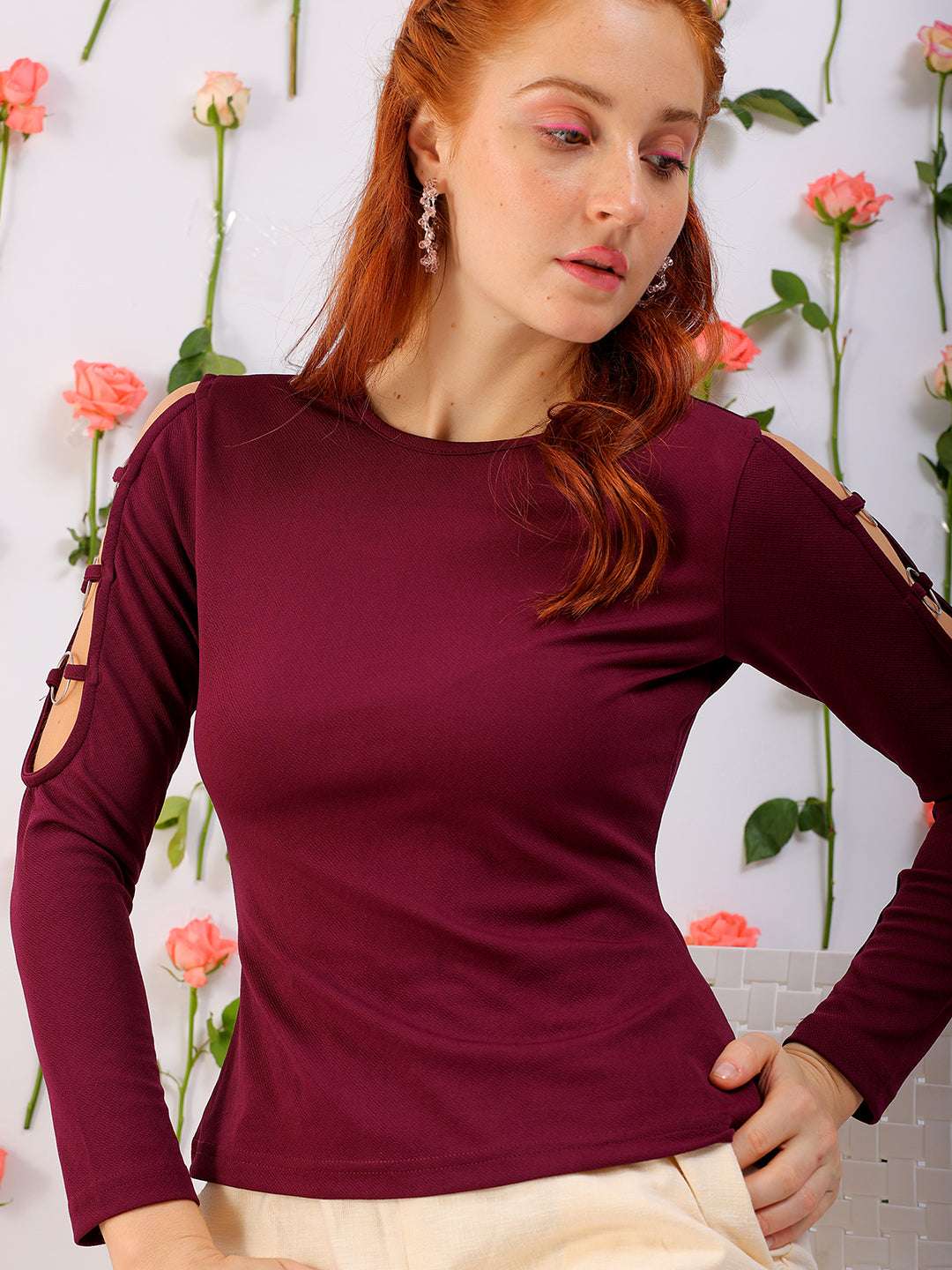 Freehand by The Indian Garage Co Women Solid Top - view 8