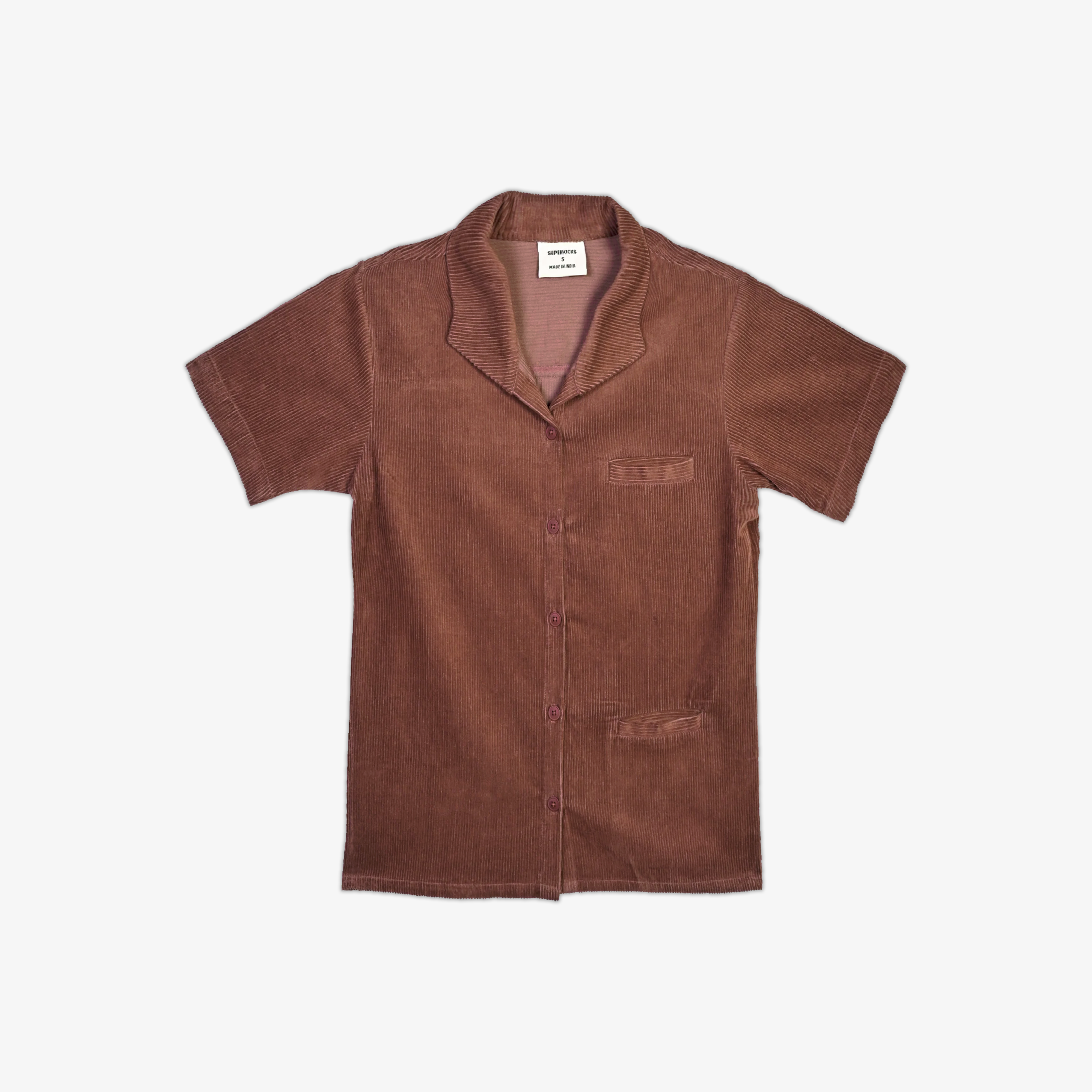 Corduroy shirt mud – Superkicks | Corduroy Shirt { Mud Brown