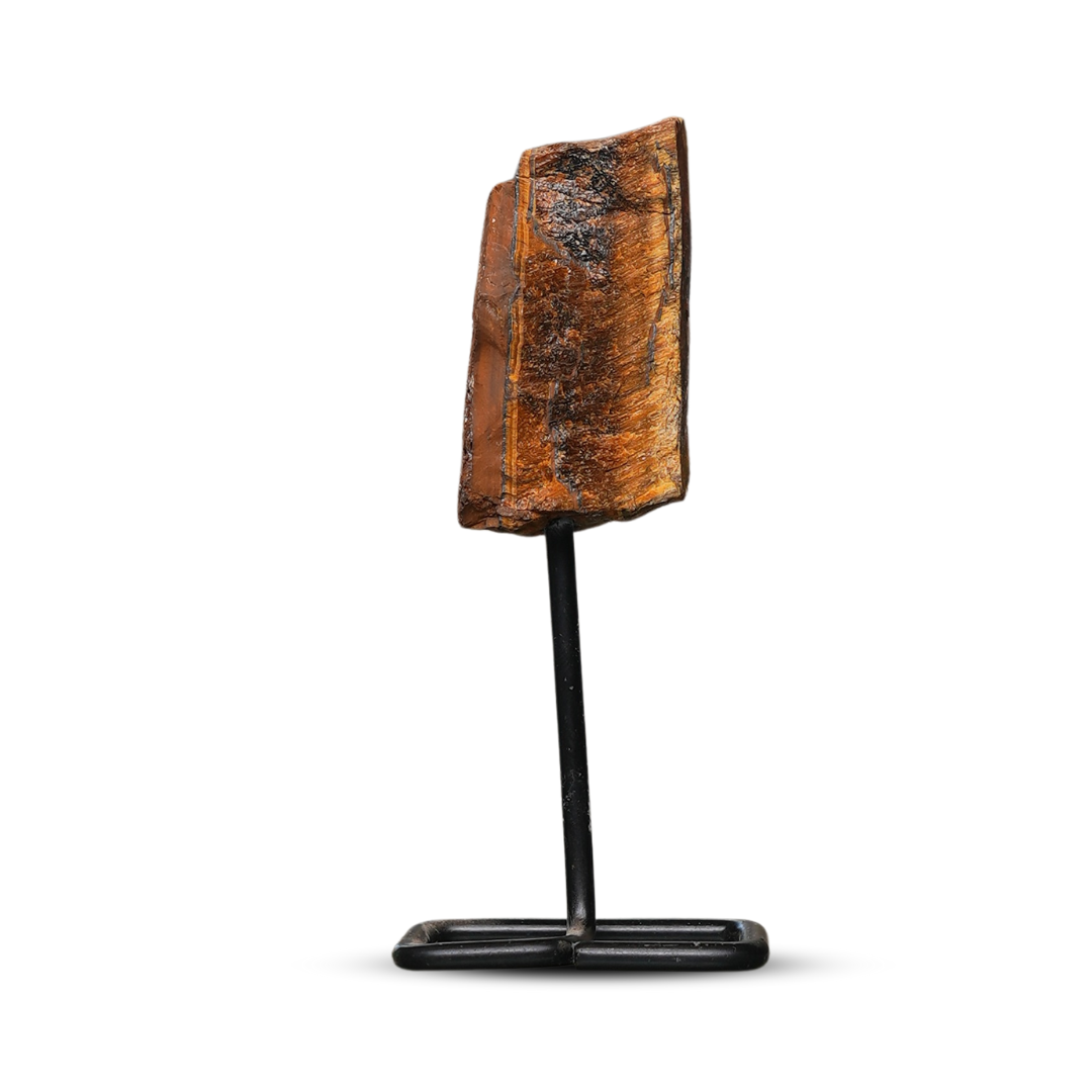 Gemsmantra Tiger Eye Raw Stone Stand - view 4