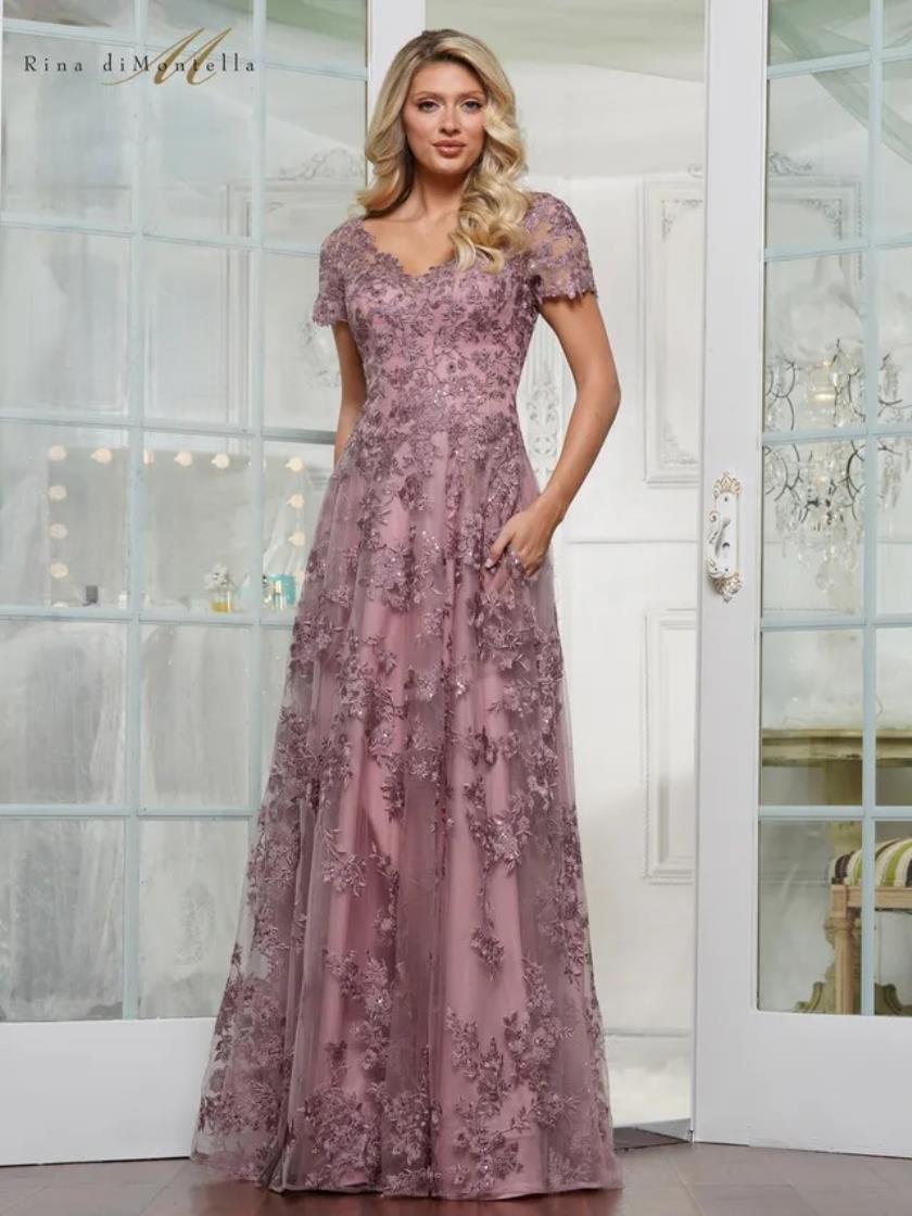 Rina di Montella RD3248 Long Mother of the Bride Formal Dress