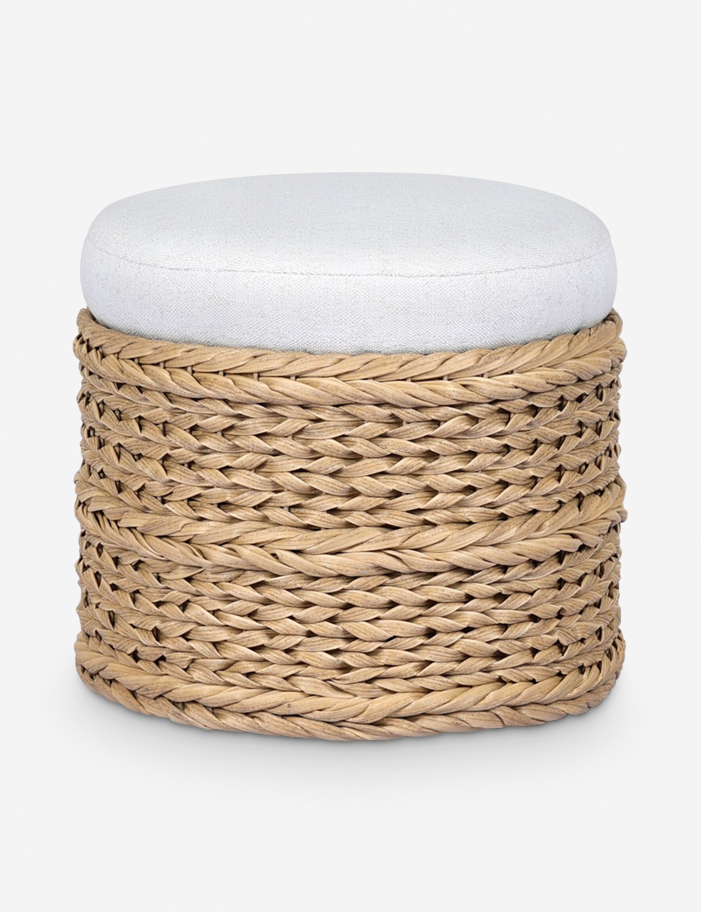 Lulu and Georgia Rowan Indoor / Outdoor Round Ottoman by Amber Lewis x Four Hands - view 2