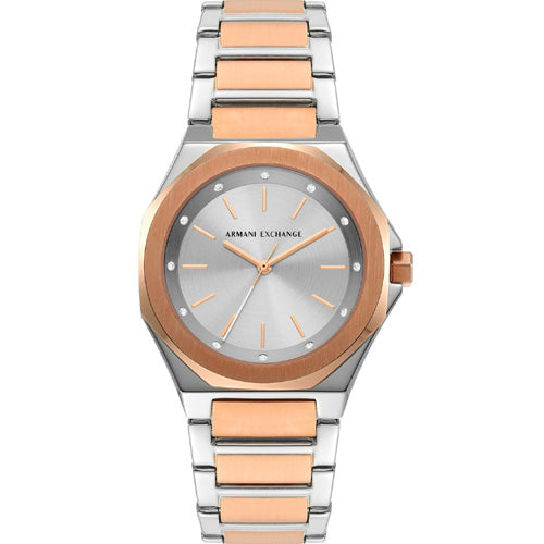 Armani Exchange Andrea Silver Dial Women 34mm
