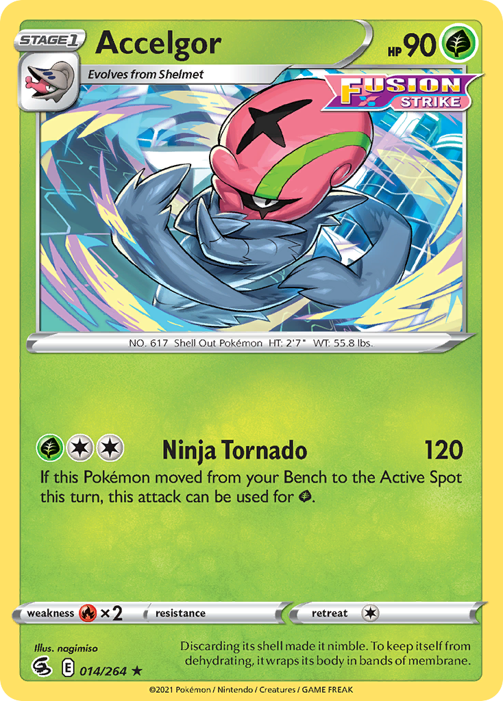 Rare swsh8-014 non-holo – Pokémon Accelgor - 014/264 - Rare [SWSH8-014] [Non-Holo] - Accelgor - 014/264 - Rare