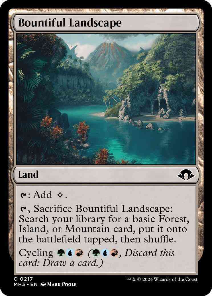 Bountiful landscape 217 – Magic Bountiful Landscape [217] [Modern Horizons 3] [Non-Foil]
