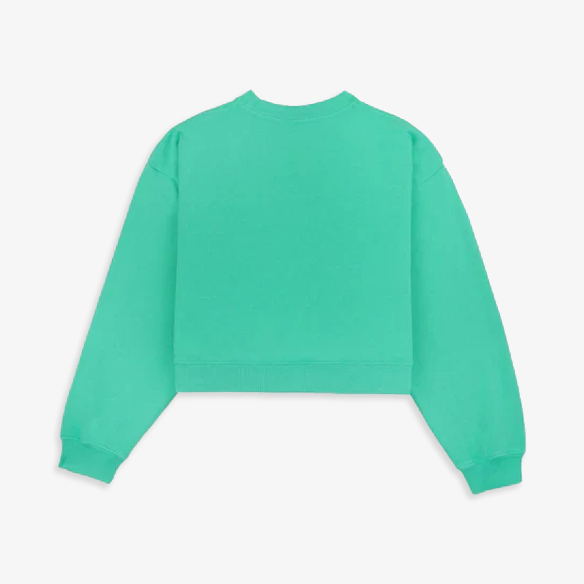 Sporty & Rich | Ny Tennis Club Cropped Crew Neck Caribbean { Green - view 2
