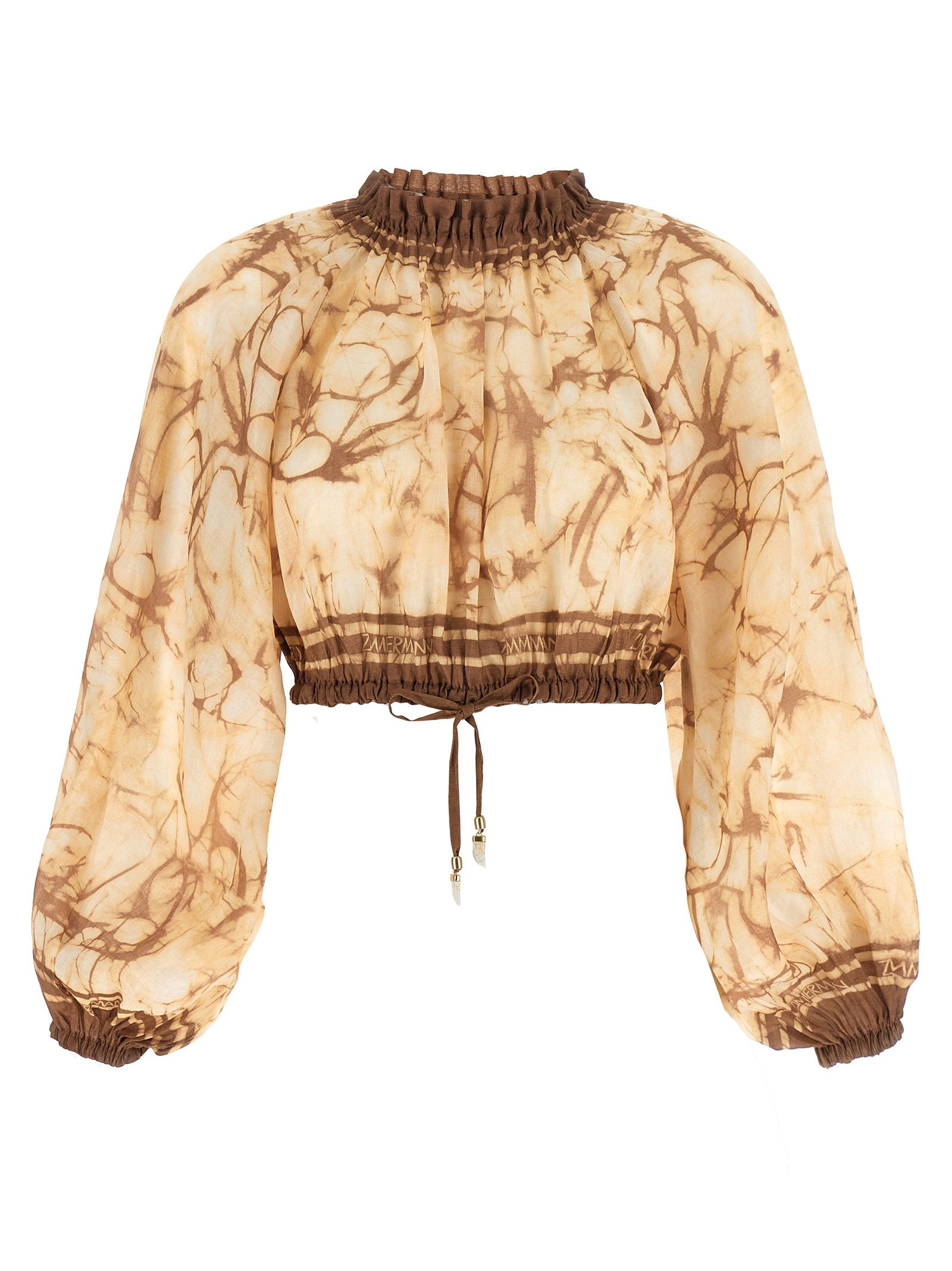 Zimmermann t-shirts – Zimmermann Indra Top – 100% ramie