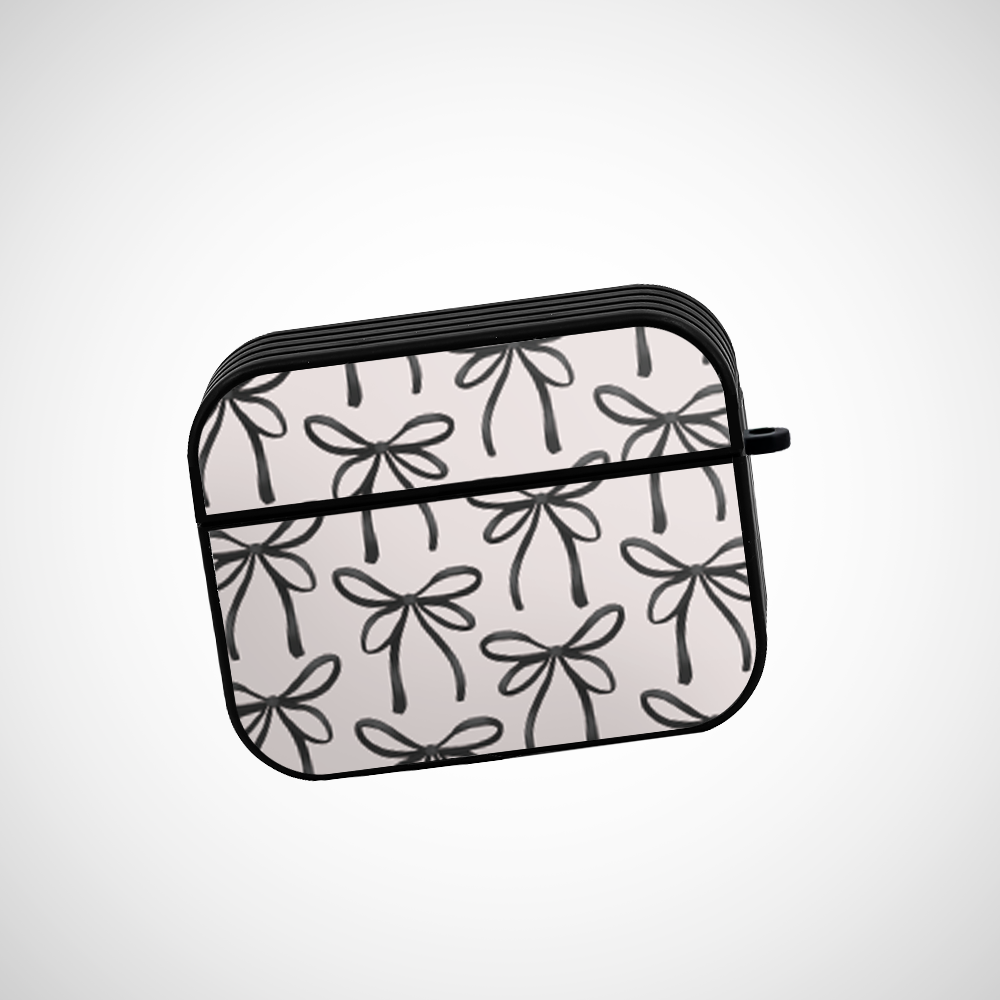 Cover It Up Black and White Glass Airpods Pro 2 Case Covers