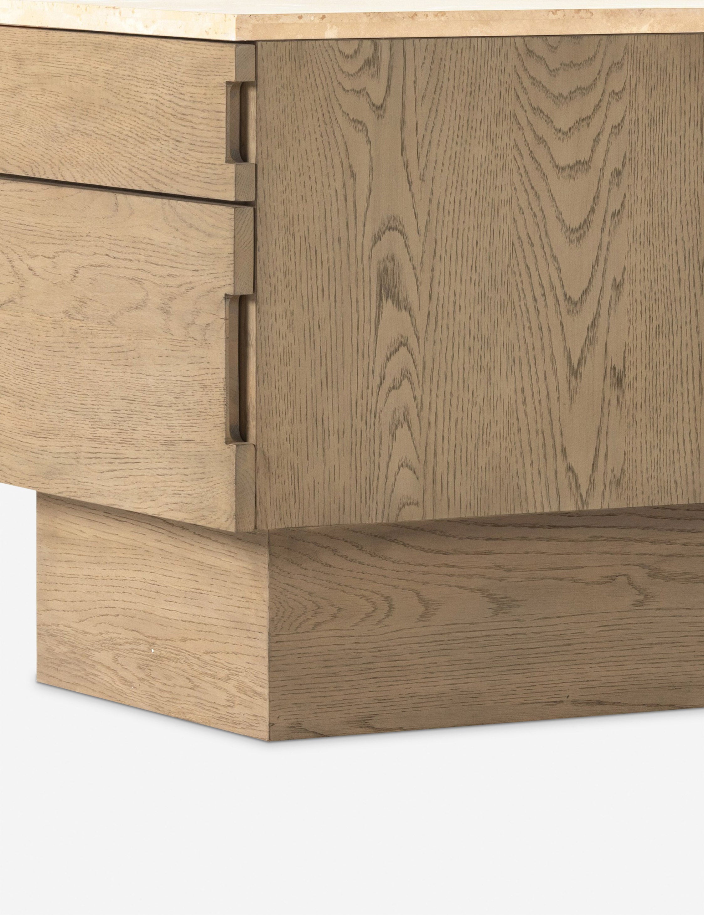 Lulu and Georgia Brecken Nightstand – Natural Oak - view 10