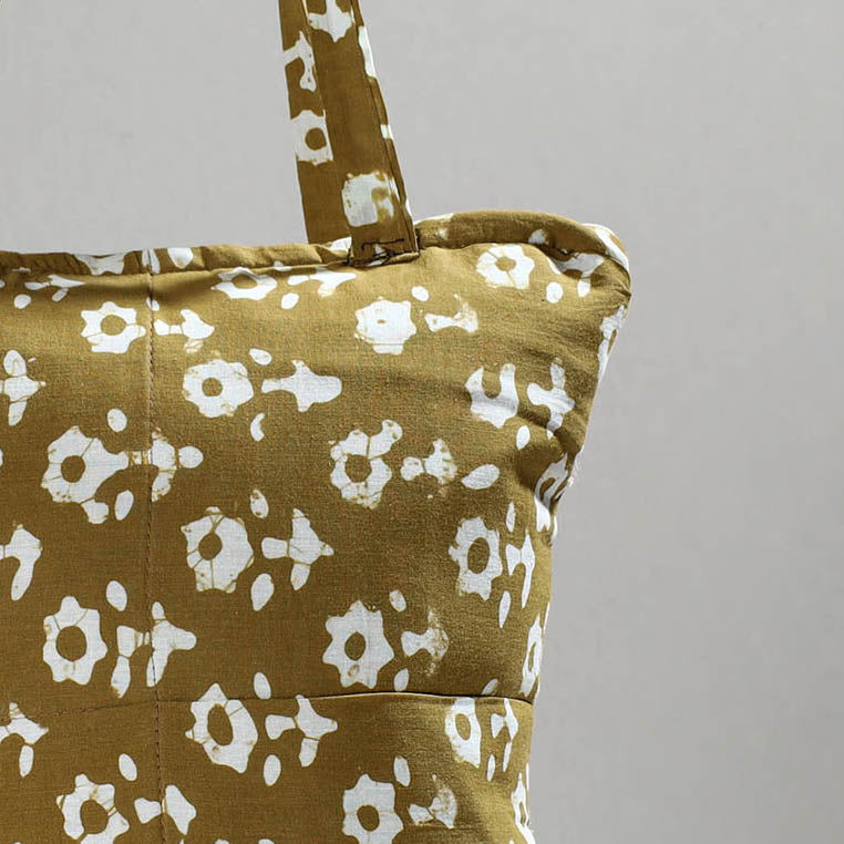 ITOKRI CRAFTS INITIATIVE Brown - Handcrafted Batik Printed Cotton Hand Bag 17 - view 2