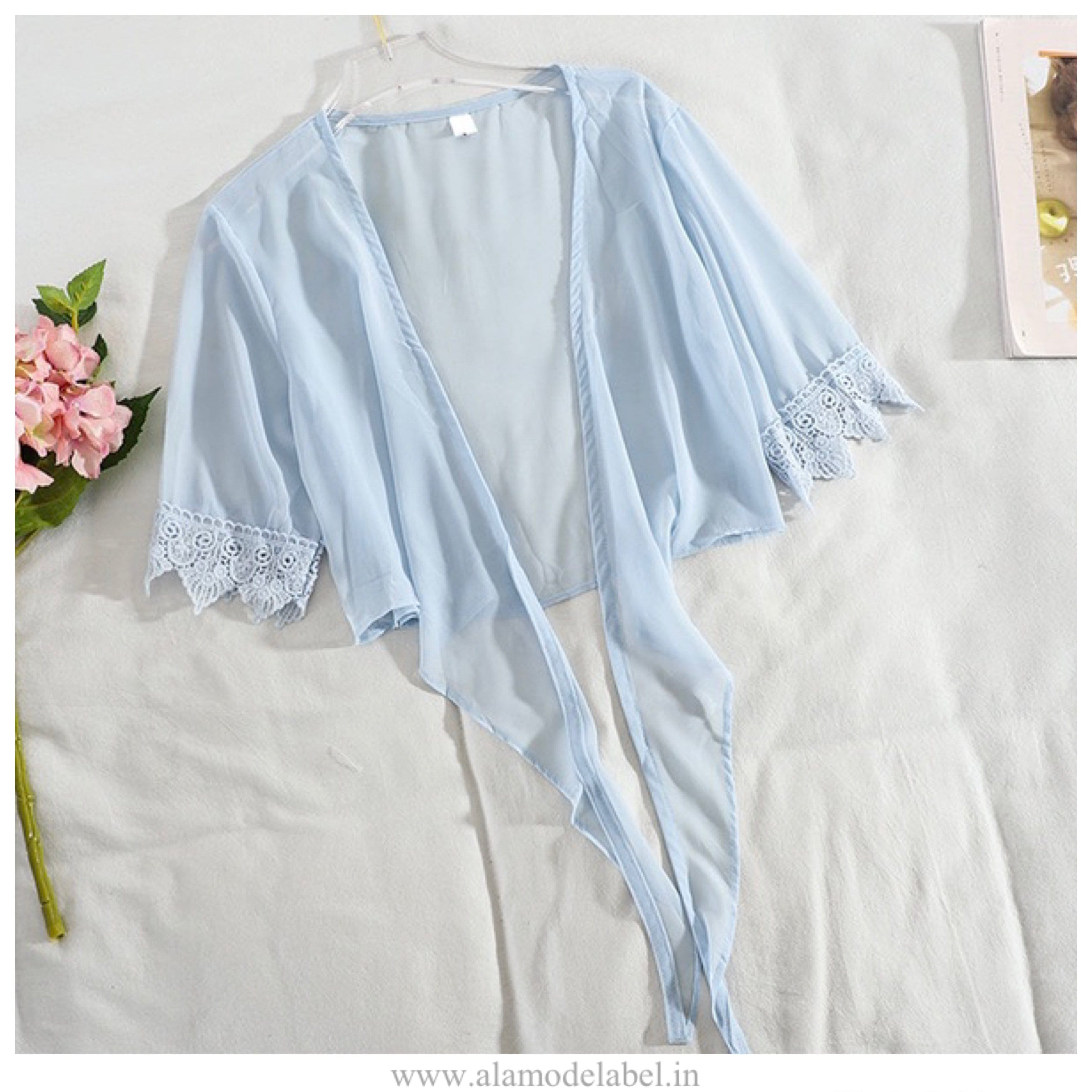 Alamode By Akanksha Pilbury Dress and Cape - view 5