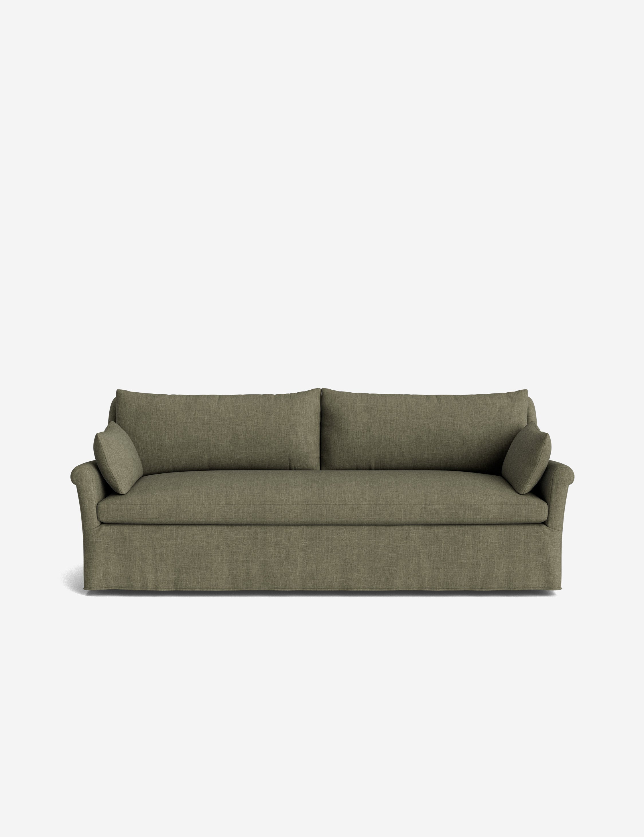 Lulu and Georgia Portola Rolled Arm Slipcover Sofa - view 146