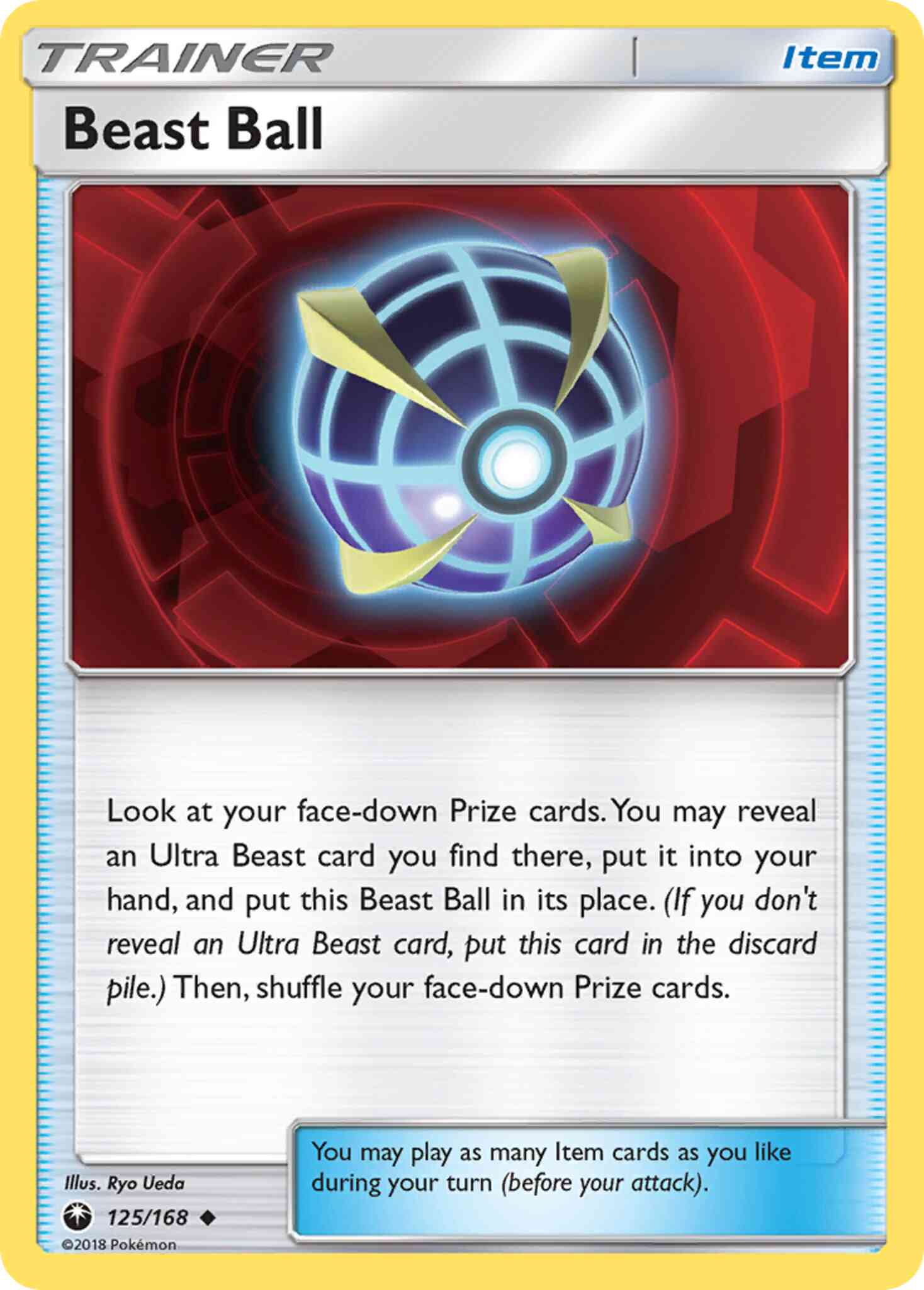 Uncommon sm7-125 non-holo – Pokémon Beast Ball - 125/168 - Uncommon [sm7-125] [Non-Holo]