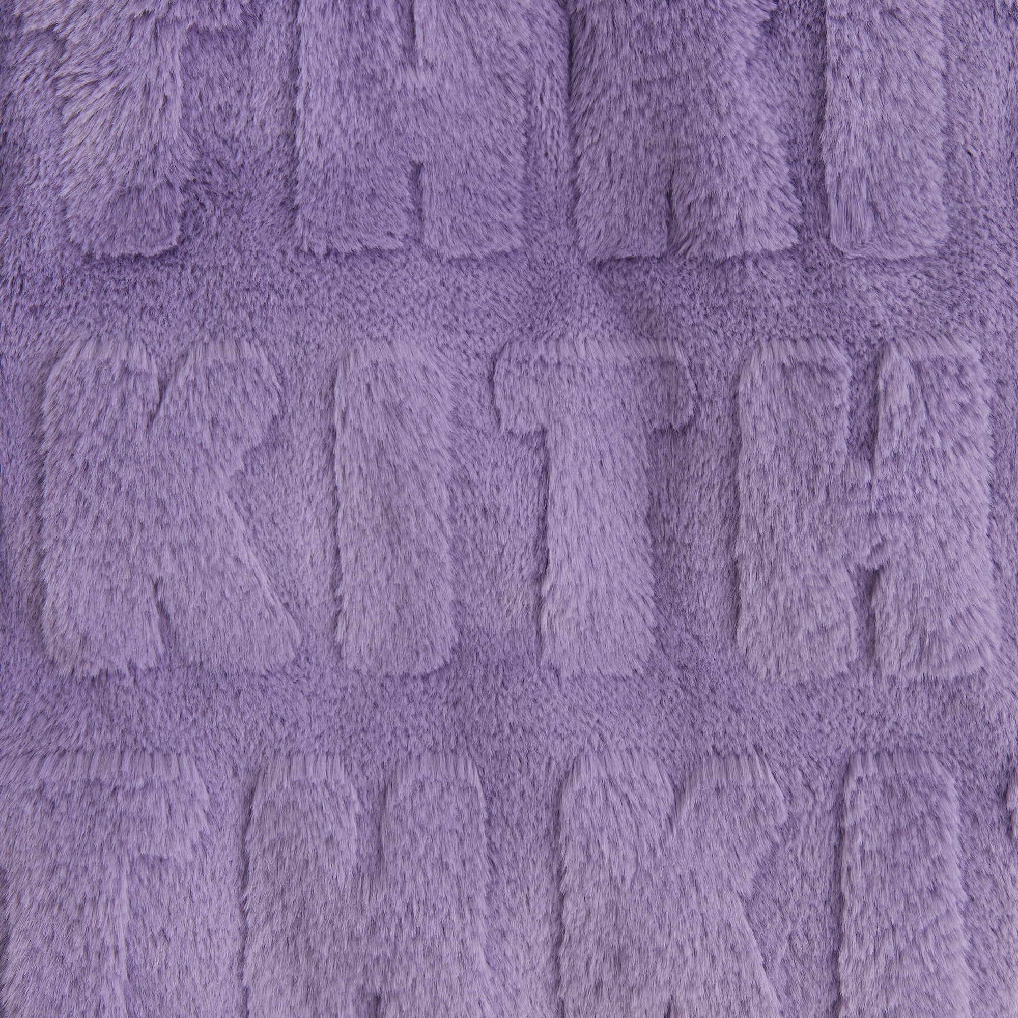 Kith Kids Monogram Faux Fur Crop Jacket - Lavender - view 5