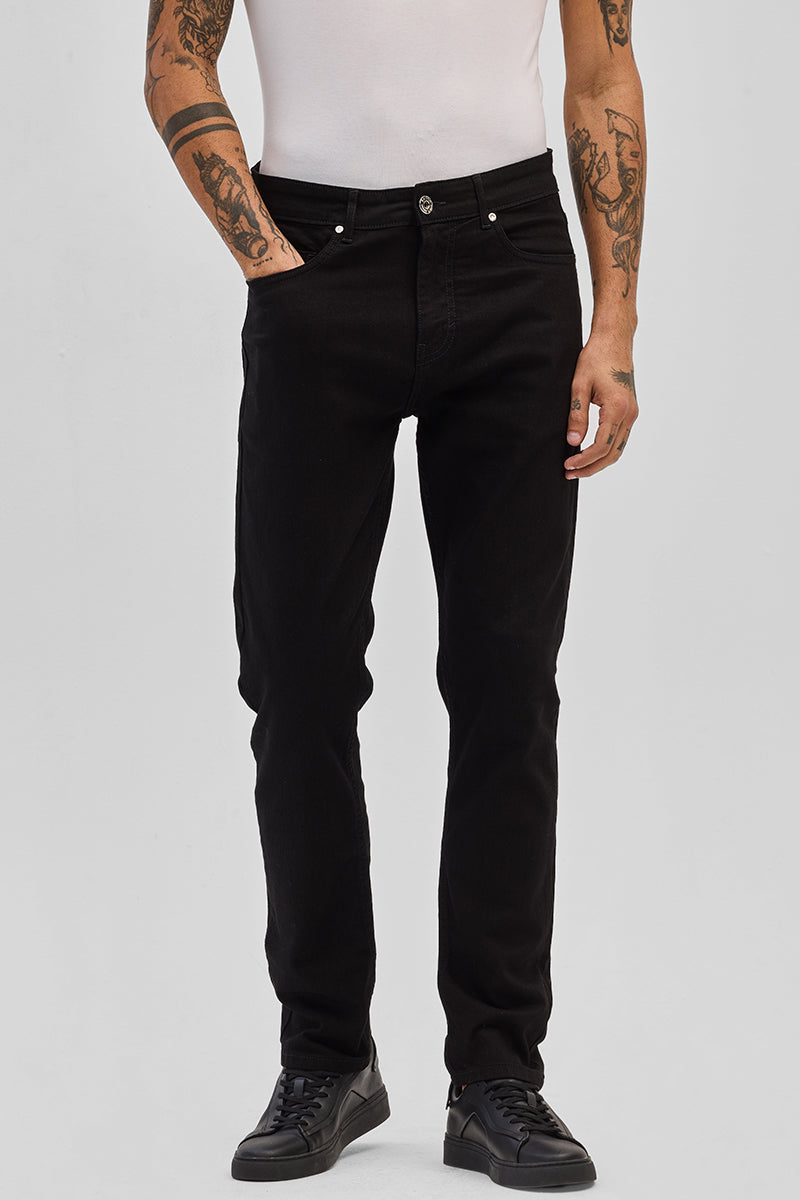 SNITCH Black Slim Fit Jeans - view 5